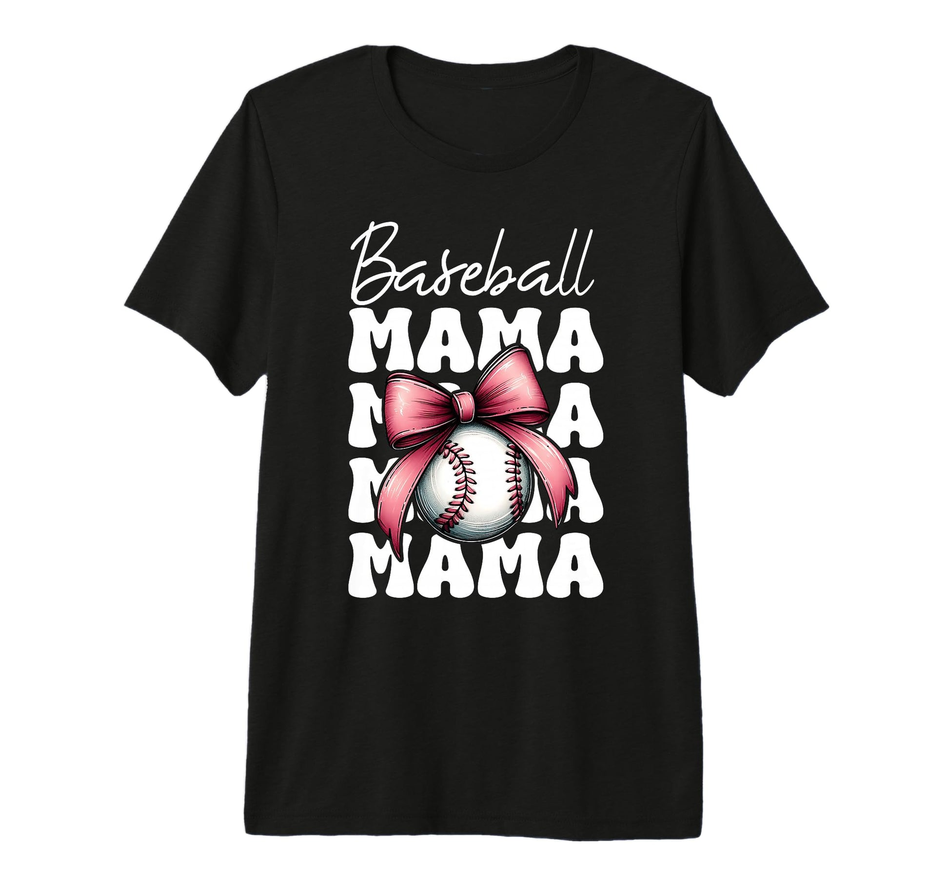 Baseball Mama Baseball Mom Mothers T-Shirt - Minimalist Print for Adults - T-Shirt, Sweatshirt, Hoodie