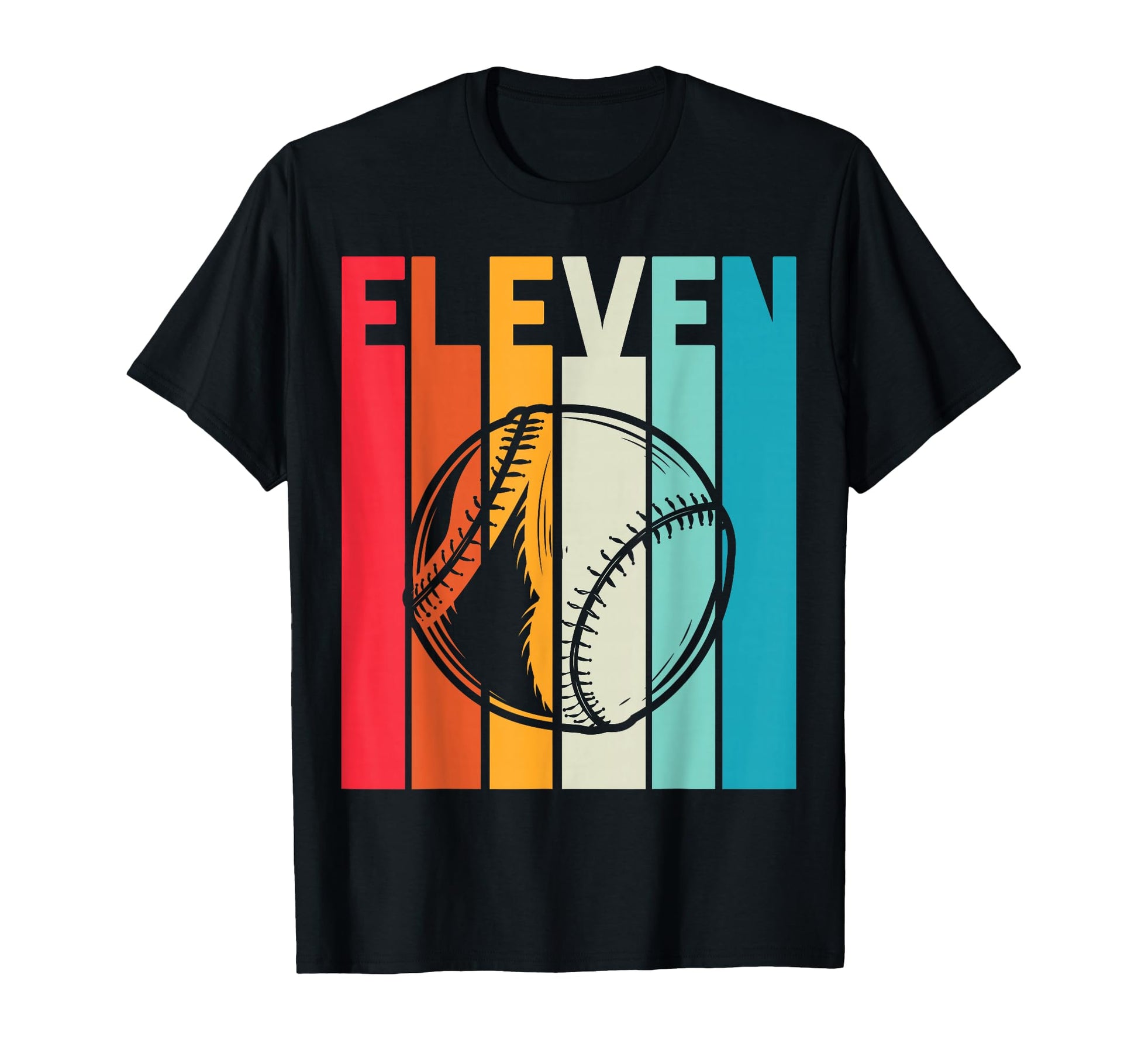 11Th Birthday Baseball 11 Years Old T-Shirt - Trendy Graphic Unisex - T-Shirt, Sweatshirt, Hoodie