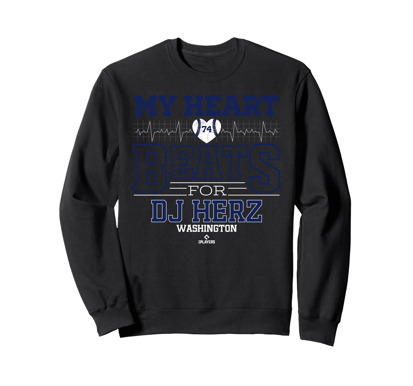 My Heart Beats Dj Herz Washington Sweatshirt - Aesthetic Graphic Unisex - T-Shirt, Sweatshirt, Hoodie
