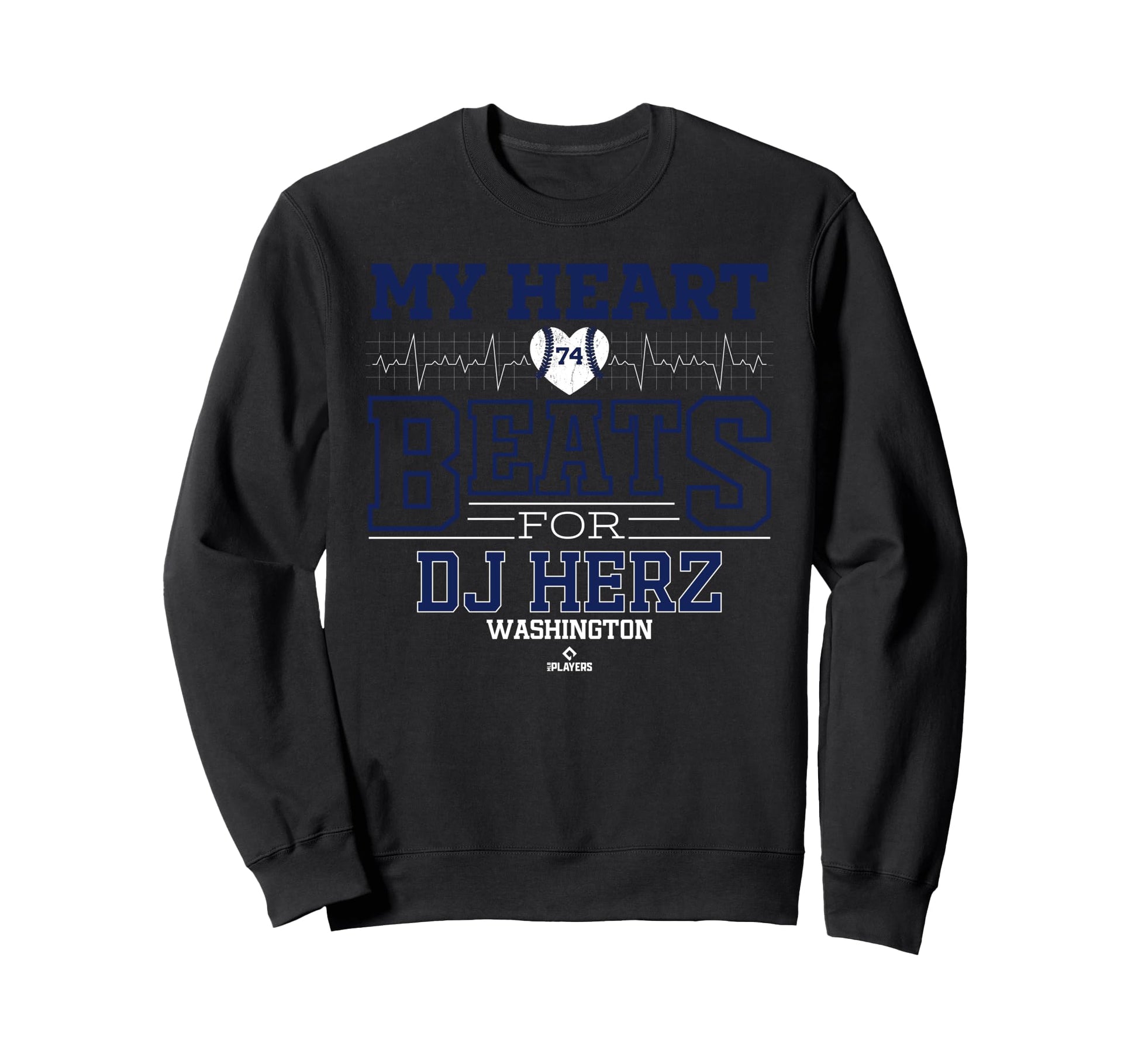 My Heart Beats Dj Herz Washington Sweatshirt - Aesthetic Graphic Unisex - T-Shirt, Sweatshirt, Hoodie