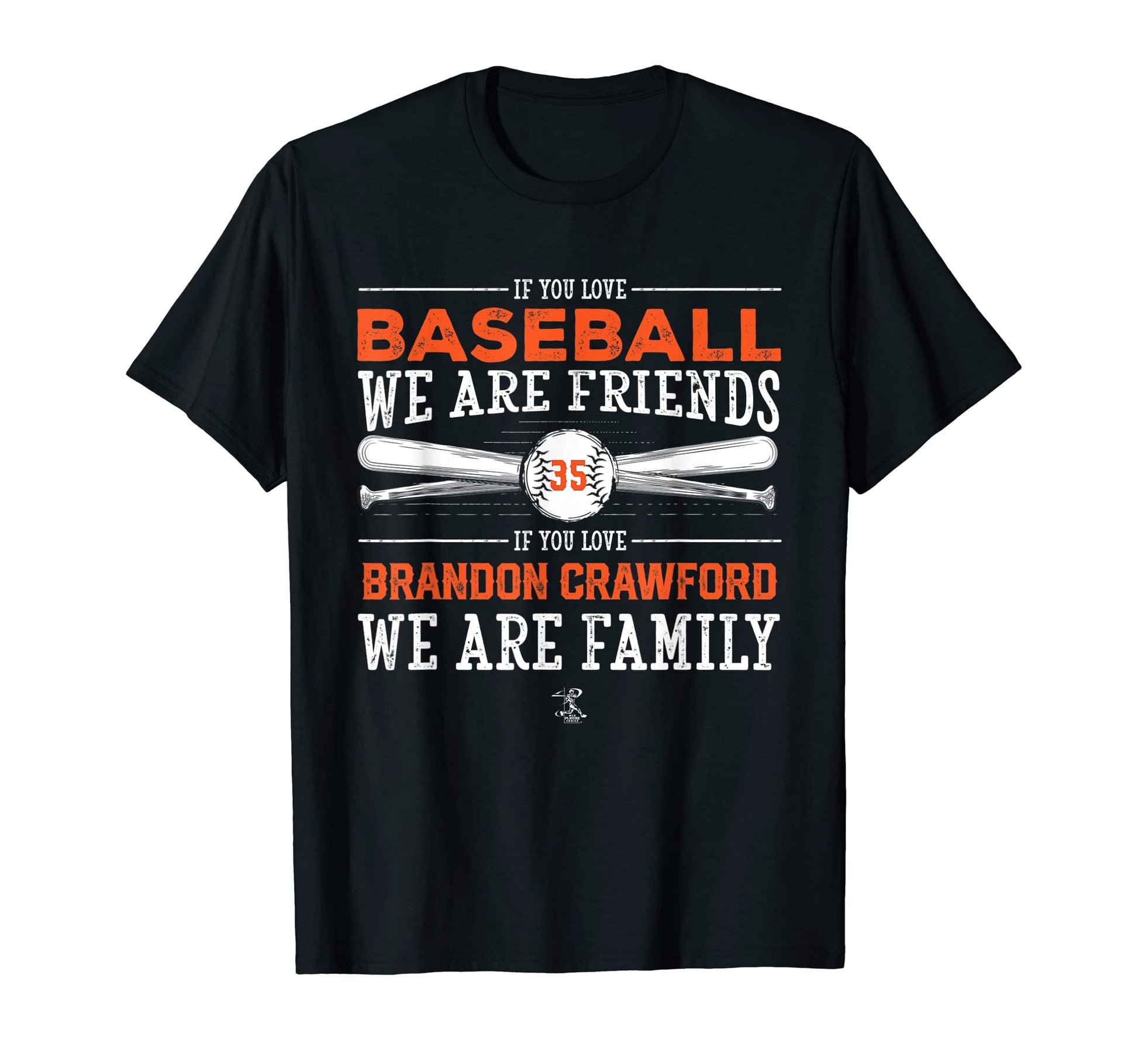 Brandon Crawford If You Love Baseball T-Shirt - Minimalist Print Men Women - T-Shirt, Sweatshirt, Hoodie
