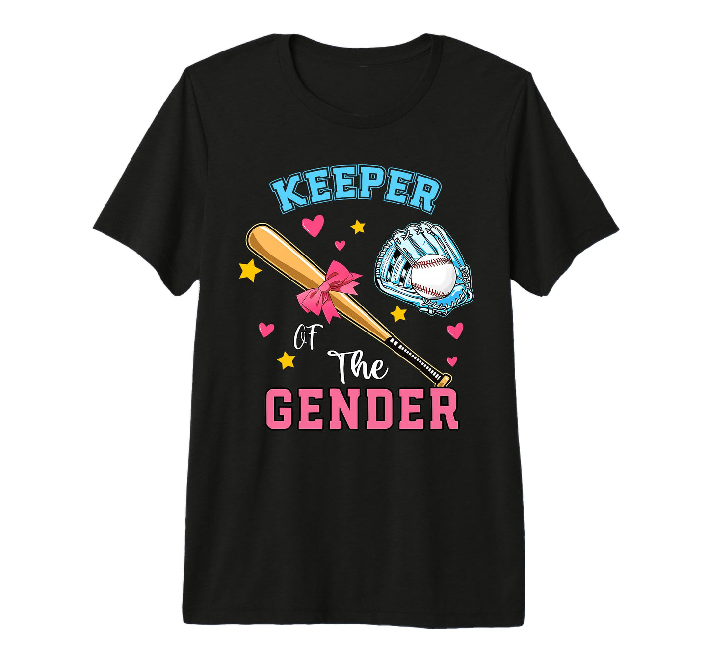 Keeper Gender Baseball Or Bows T-Shirt - Casual Everyday Wear Men Women - T-Shirt, Sweatshirt, Hoodie