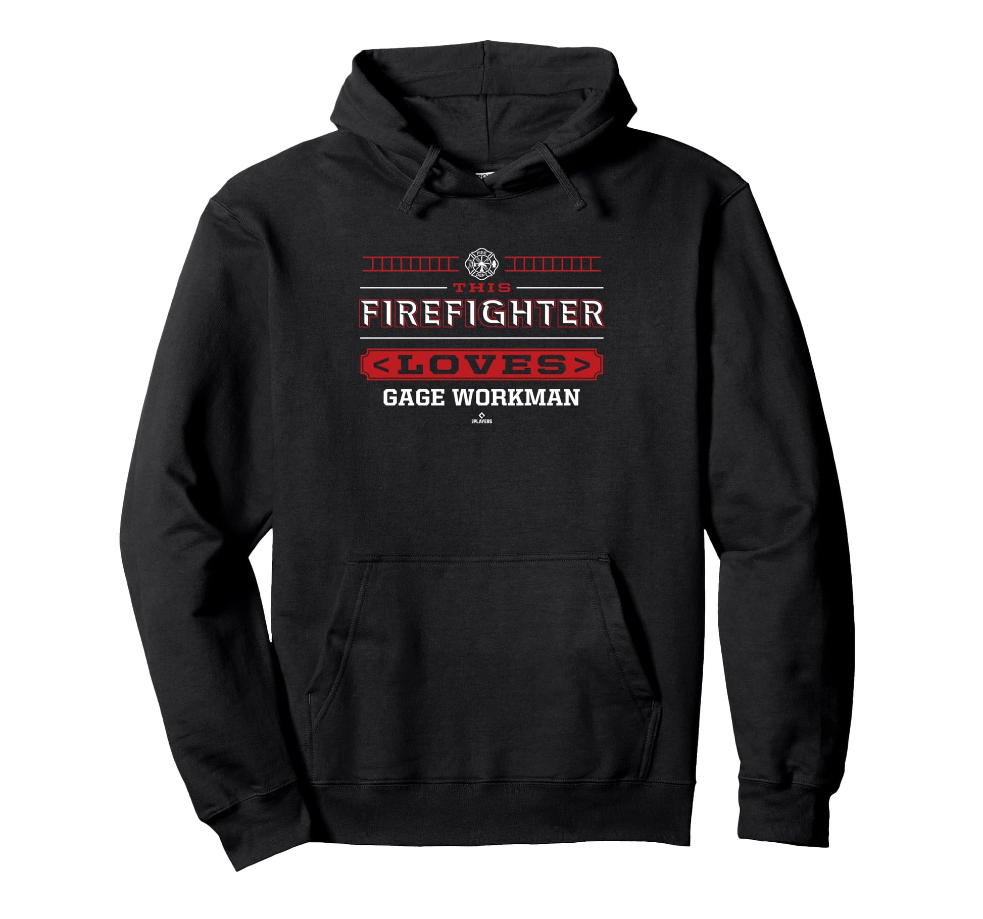 This Firefighter Loves Gage Workman Hoodie - Graphic Print Men Women - T-Shirt, Sweatshirt, Hoodie