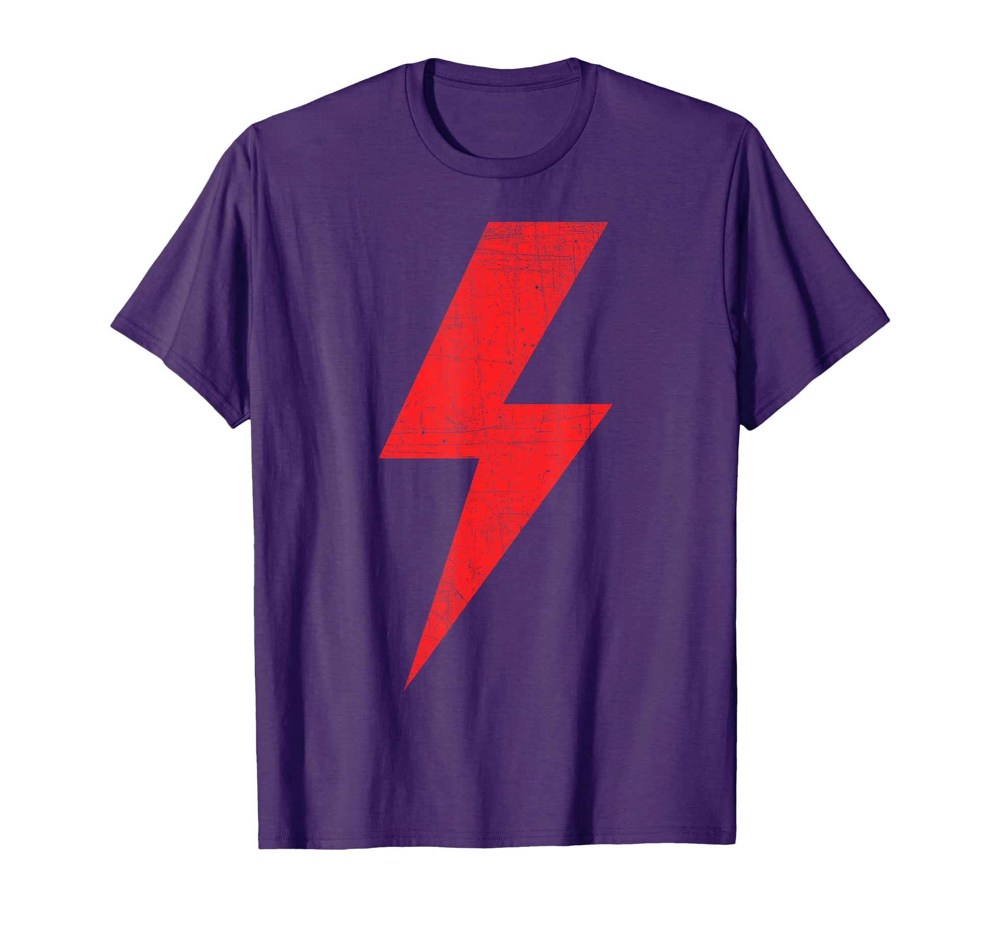 Bolt Lightning Thunderbolt Red Front T-Shirt - Aesthetic Graphic Men Women - T-Shirt, Sweatshirt, Hoodie