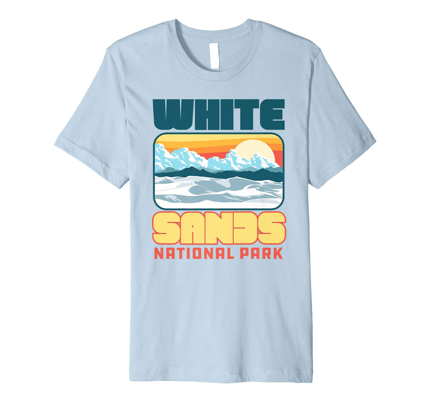 White Sands National Park 80S T-Shirt - Casual Everyday Wear for Adults - T-Shirt, Sweatshirt, Hoodie