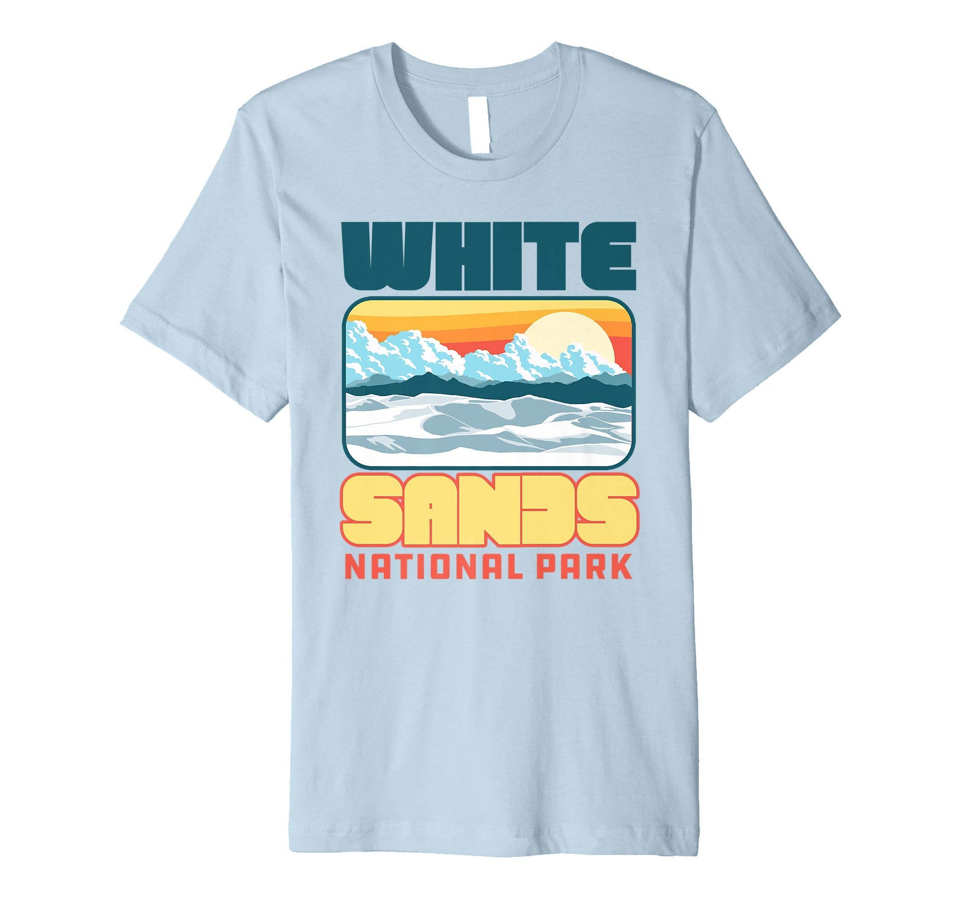 White Sands National Park 80S T-Shirt - Casual Everyday Wear for Adults - T-Shirt, Sweatshirt, Hoodie