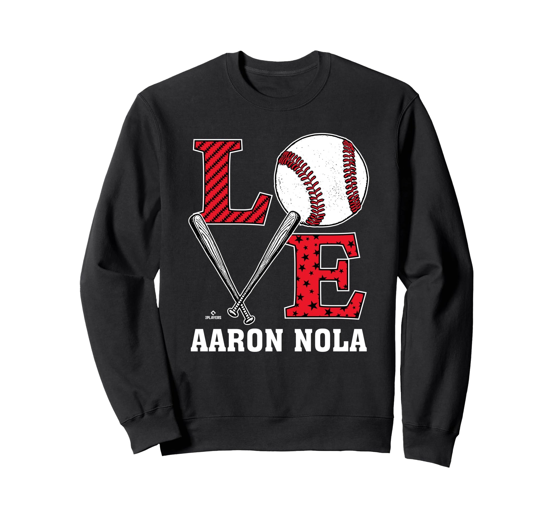 Distressed Baseball Love Aaron Nola Sweatshirt - Streetwear Style Unisex - T-Shirt, Sweatshirt, Hoodie
