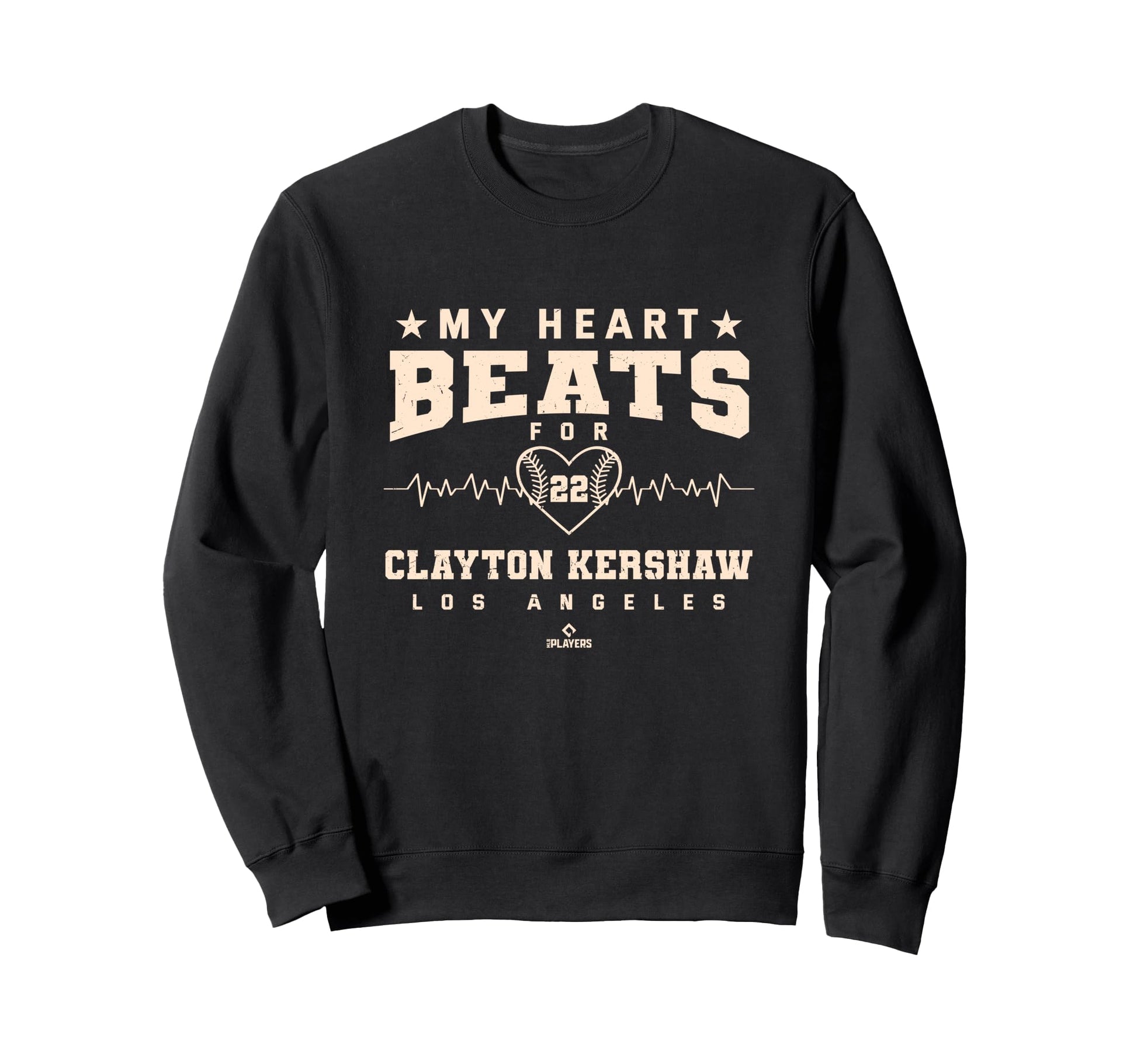 My Heart Beats Clayton Kershaw Sweatshirt - Novelty Apparel Unisex - T-Shirt, Sweatshirt, Hoodie