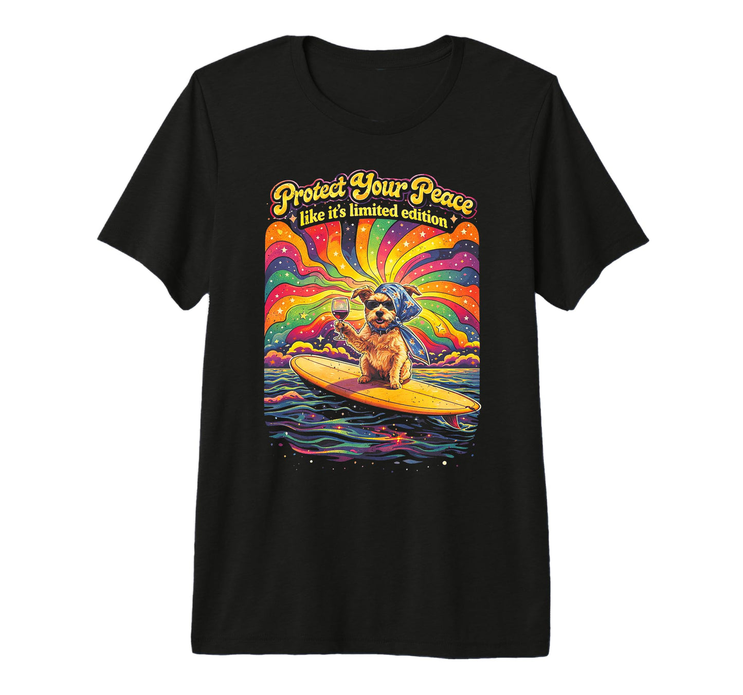 Psychedelic Protect Your Peace Like Its T-Shirt - Unique Graphic Unisex - T-Shirt, Sweatshirt, Hoodie