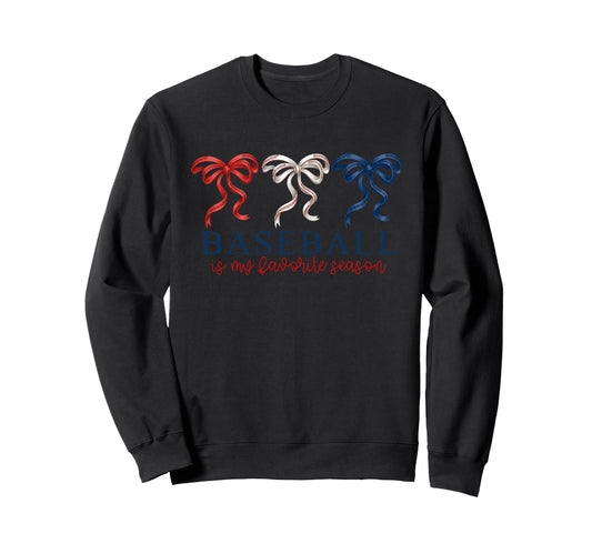 Baseball Is My Favorite Season Sweatshirt - Aesthetic Graphic Men Women - T-Shirt, Sweatshirt, Hoodie