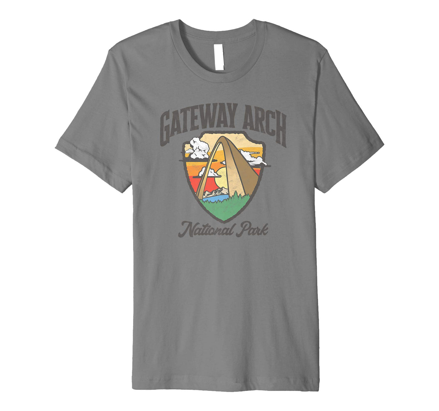 Gateway Arch National Park T-Shirt - Minimalist Print Unisex - T-Shirt, Sweatshirt, Hoodie