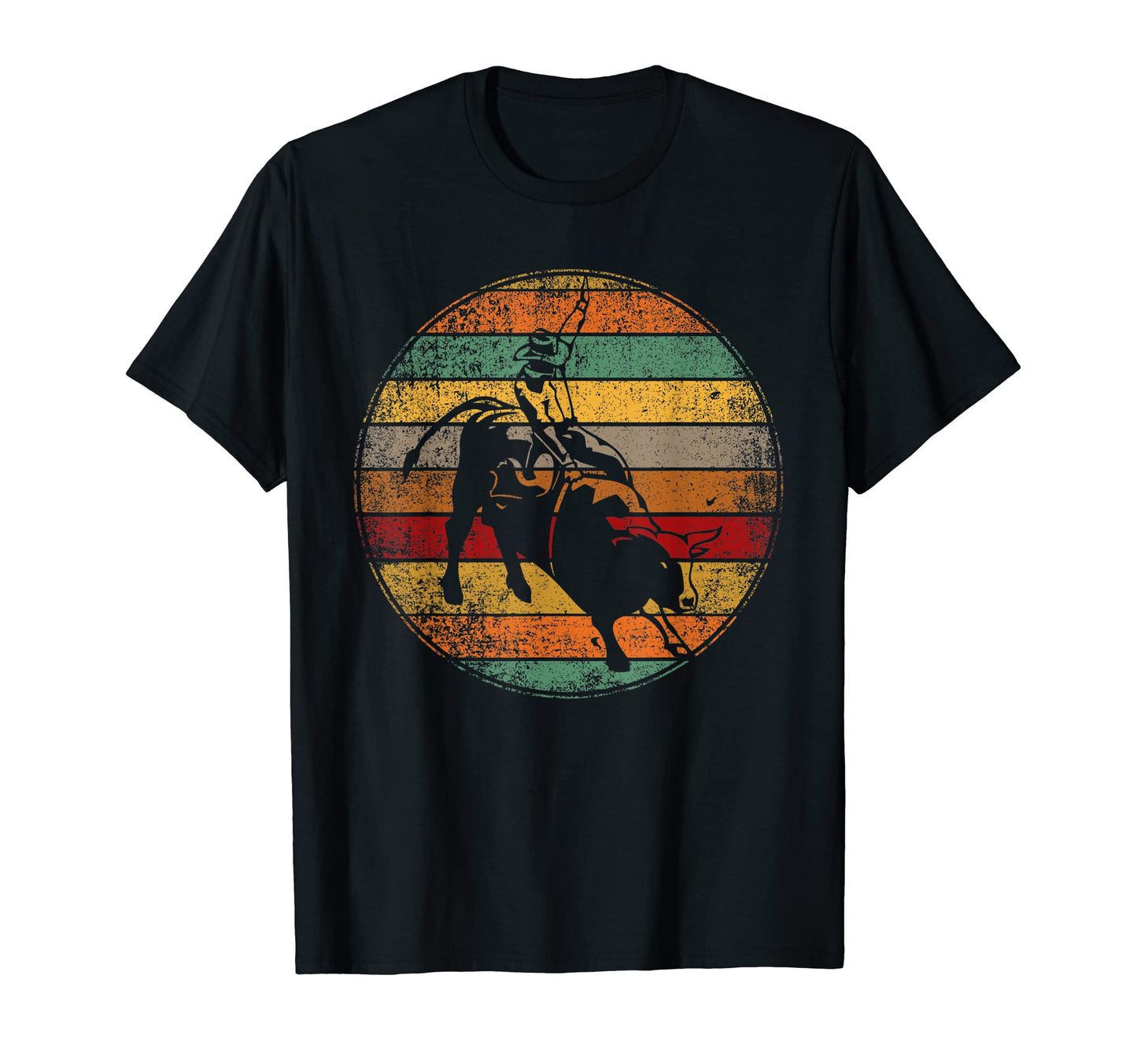 Bull Riding Cowboy Western Bullriding T-Shirt - Graphic Print Unisex - T-Shirt, Sweatshirt, Hoodie