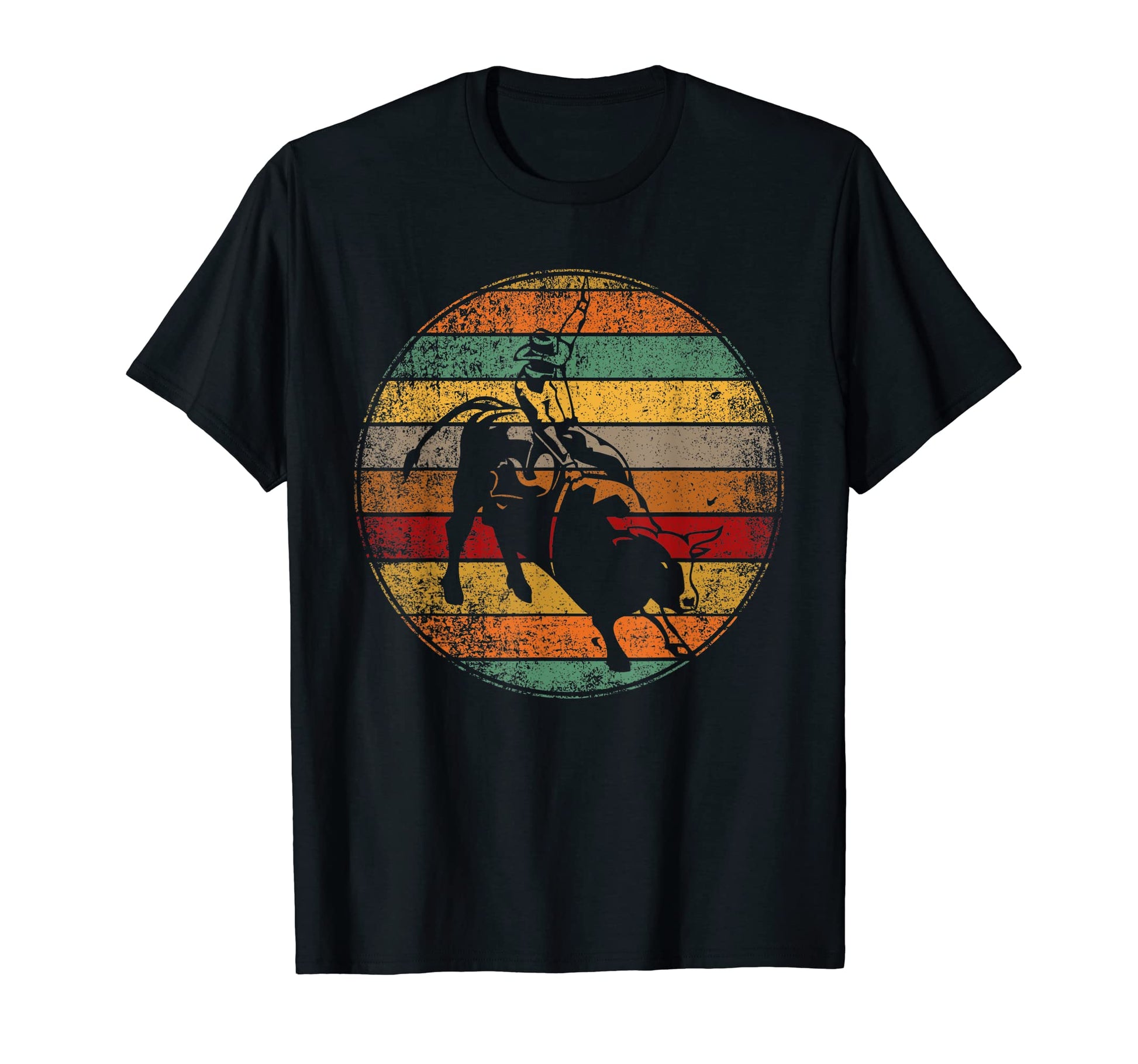 Bull Riding Cowboy Western Bullriding T-Shirt - Graphic Print Unisex - T-Shirt, Sweatshirt, Hoodie