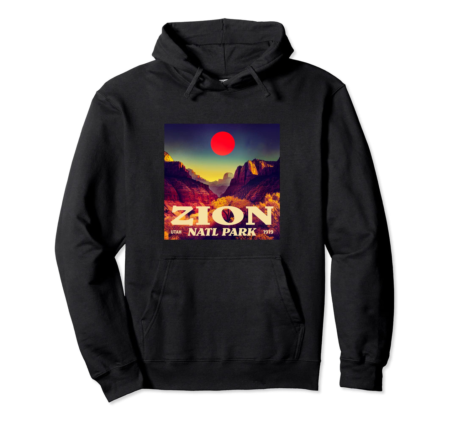 Zion Utah Zion National Park Hoodie - Streetwear Style for Adults - T-Shirt, Sweatshirt, Hoodie