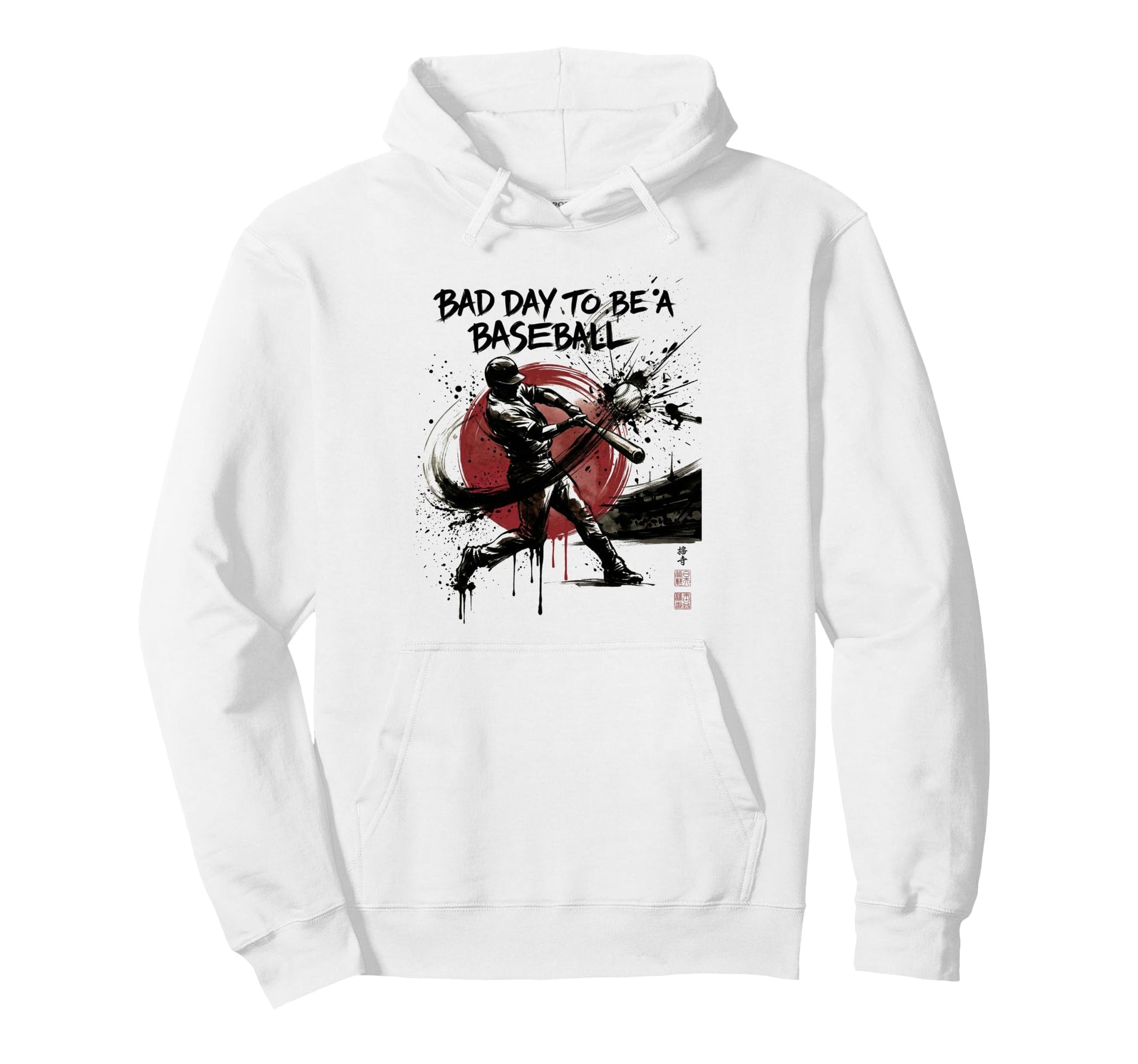 Funny Bad Day To Be Baseball Home Hoodie - Casual Everyday Wear for Adults - T-Shirt, Sweatshirt, Hoodie