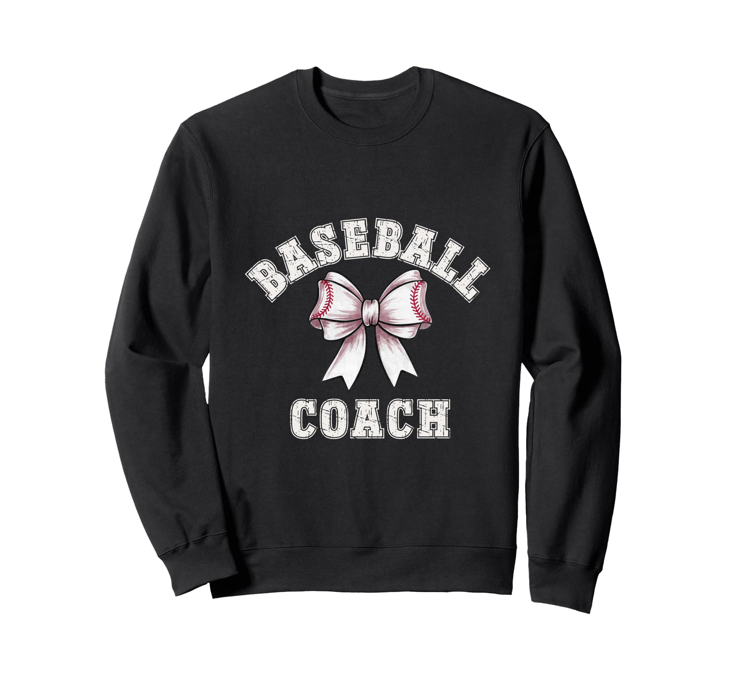 Coquette Baseball Coach Bow Game Day Sweatshirt - Novelty Apparel Men Women - T-Shirt, Sweatshirt, Hoodie