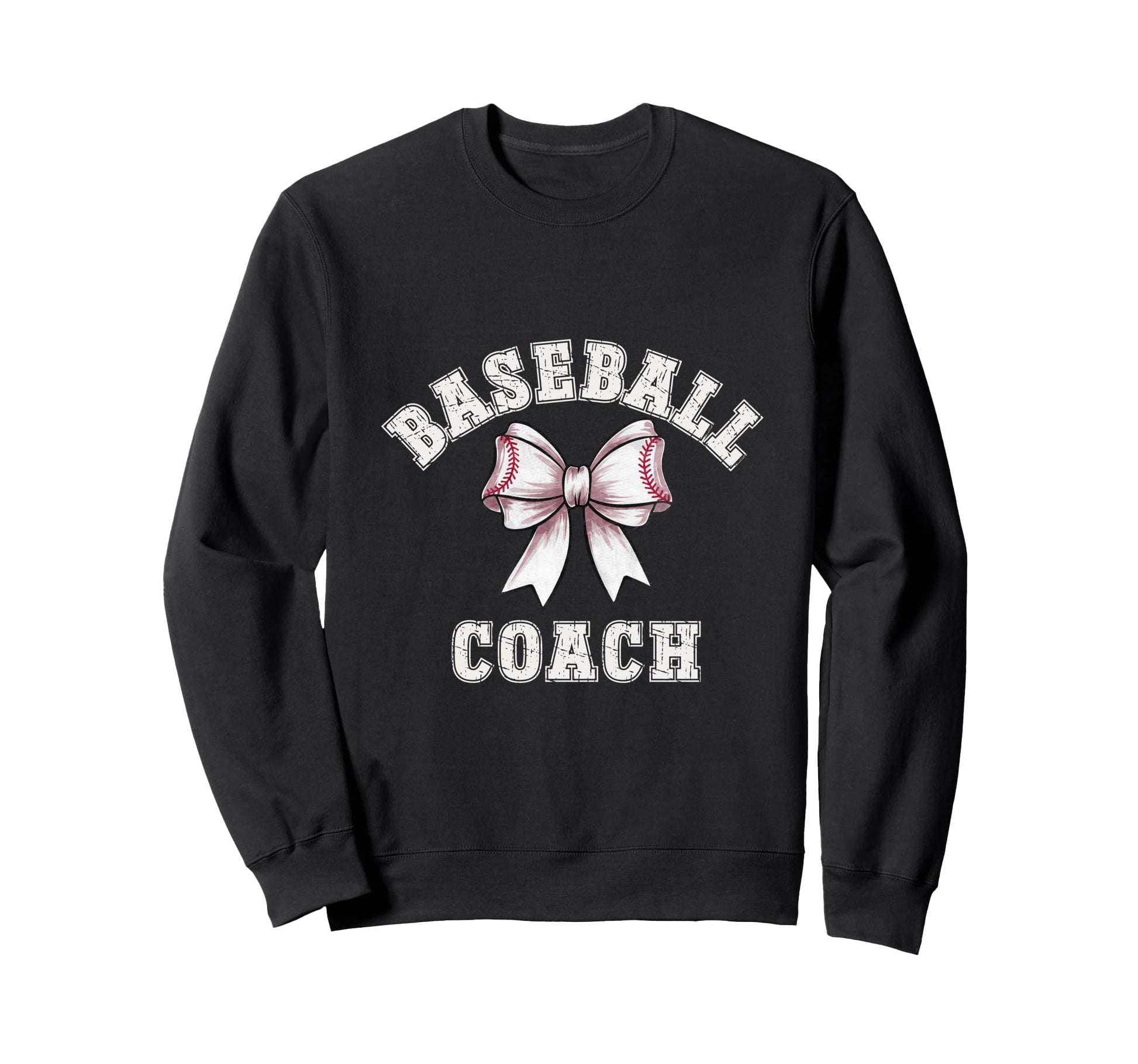 Coquette Baseball Coach Bow Game Day Sweatshirt - Novelty Apparel Men Women - T-Shirt, Sweatshirt, Hoodie