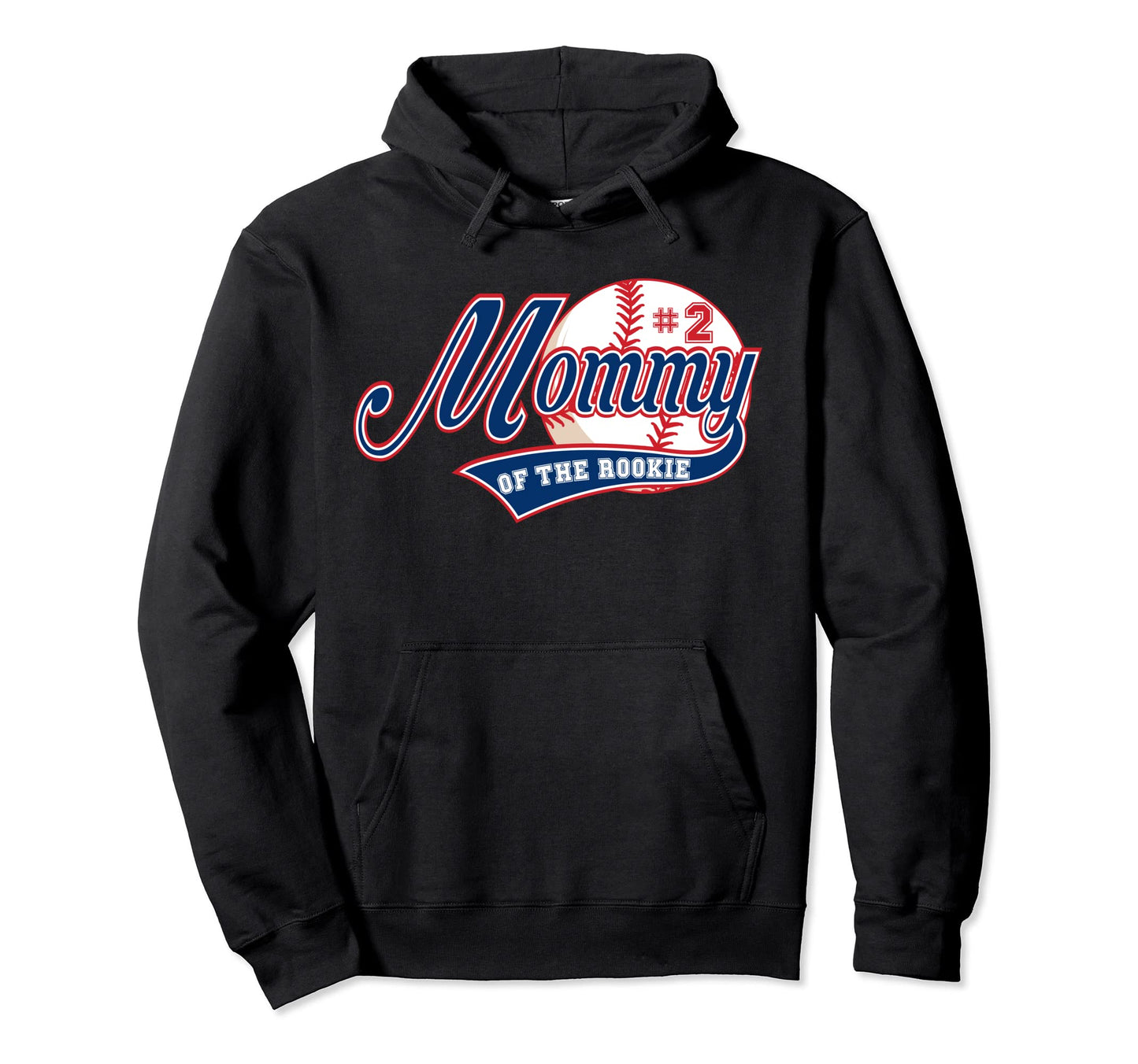 Mommy Rookie 2Nd Birthday Baseball Hoodie - Streetwear Style Men Women - T-Shirt, Sweatshirt, Hoodie