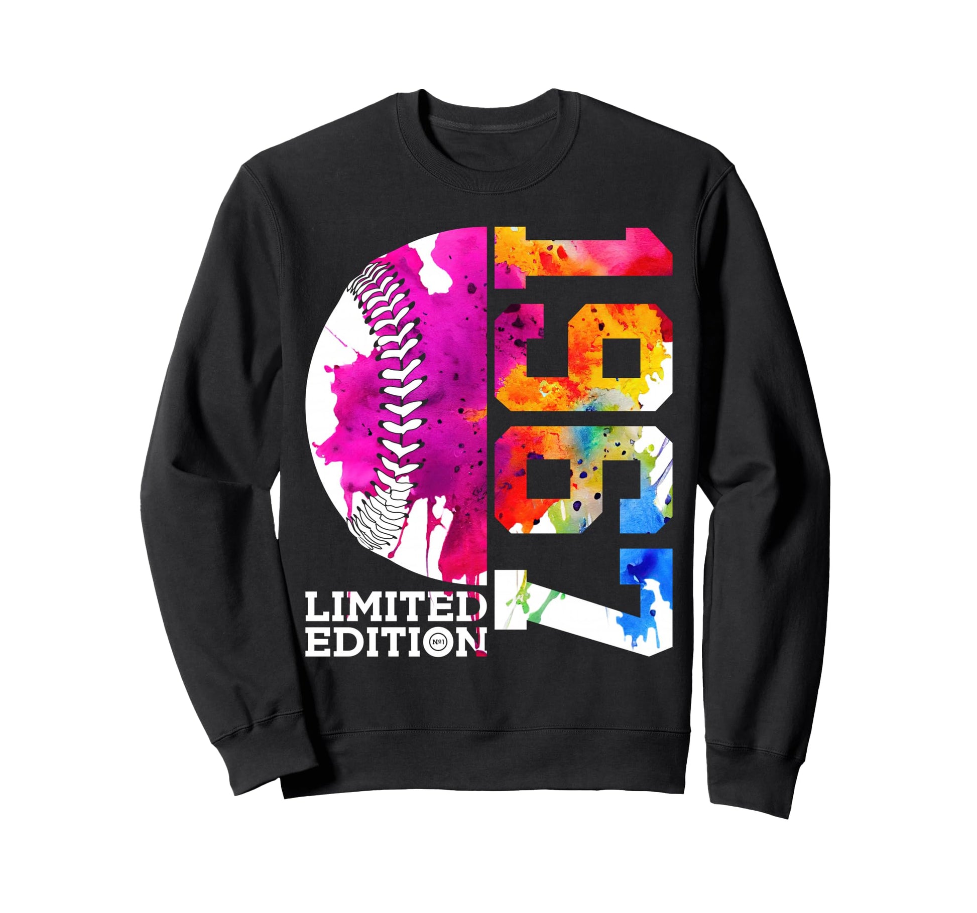 59Th Birthday Baseball 1967 Sweatshirt - Unique Graphic Unisex - T-Shirt, Sweatshirt, Hoodie