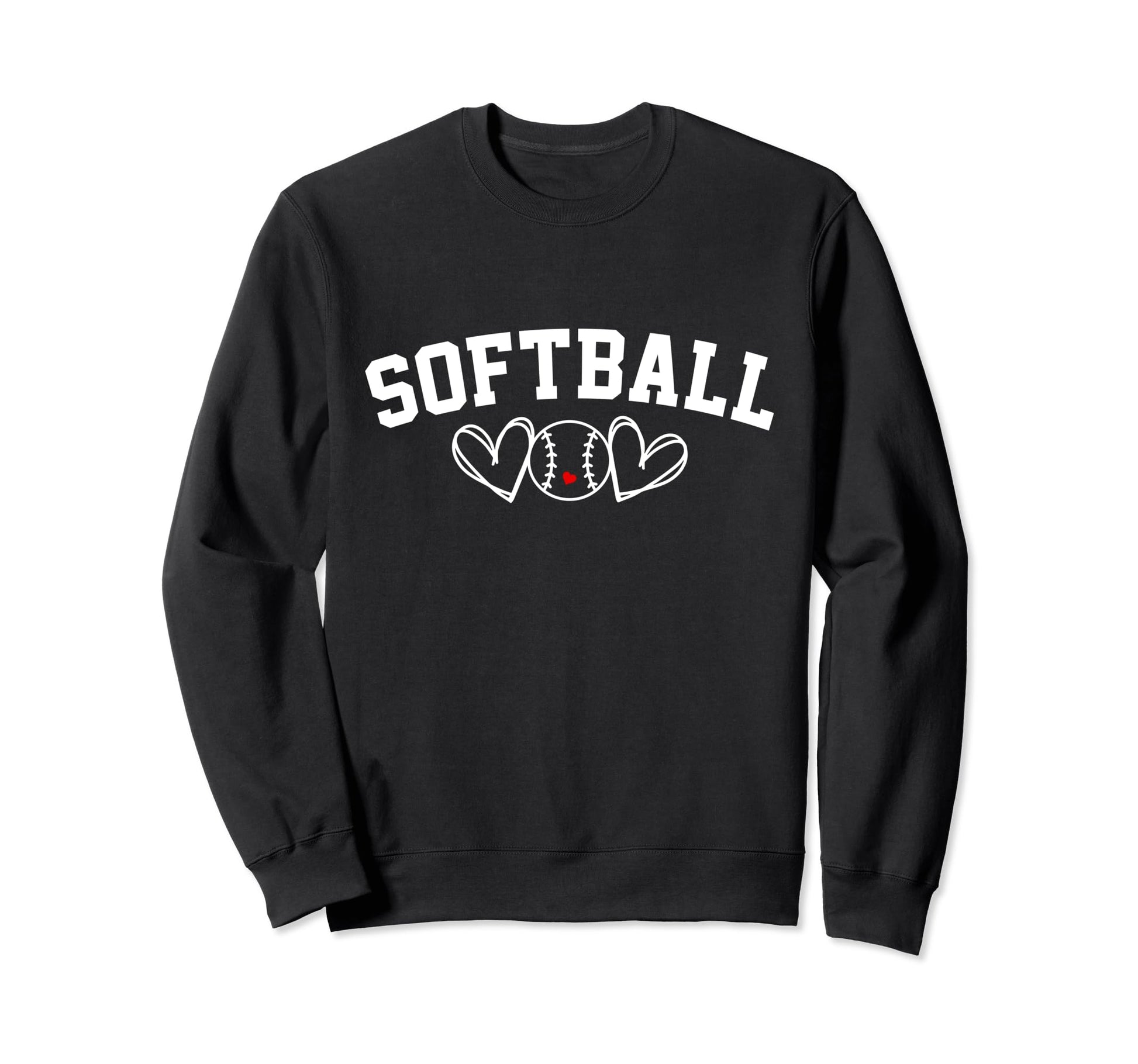 Softball Mom Baseball Love Softball Sweatshirt - Streetwear Style Unisex - T-Shirt, Sweatshirt, Hoodie