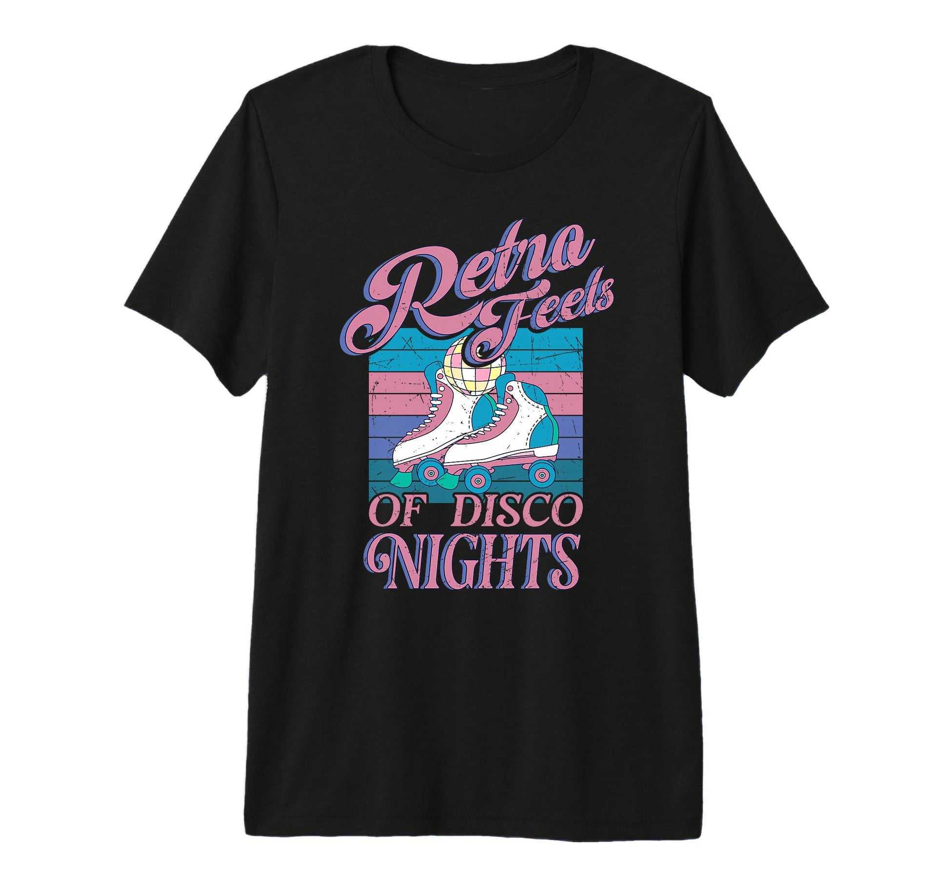 Roller Skates Party Feels Disco Nights T-Shirt - Novelty Apparel Men Women - T-Shirt, Sweatshirt, Hoodie