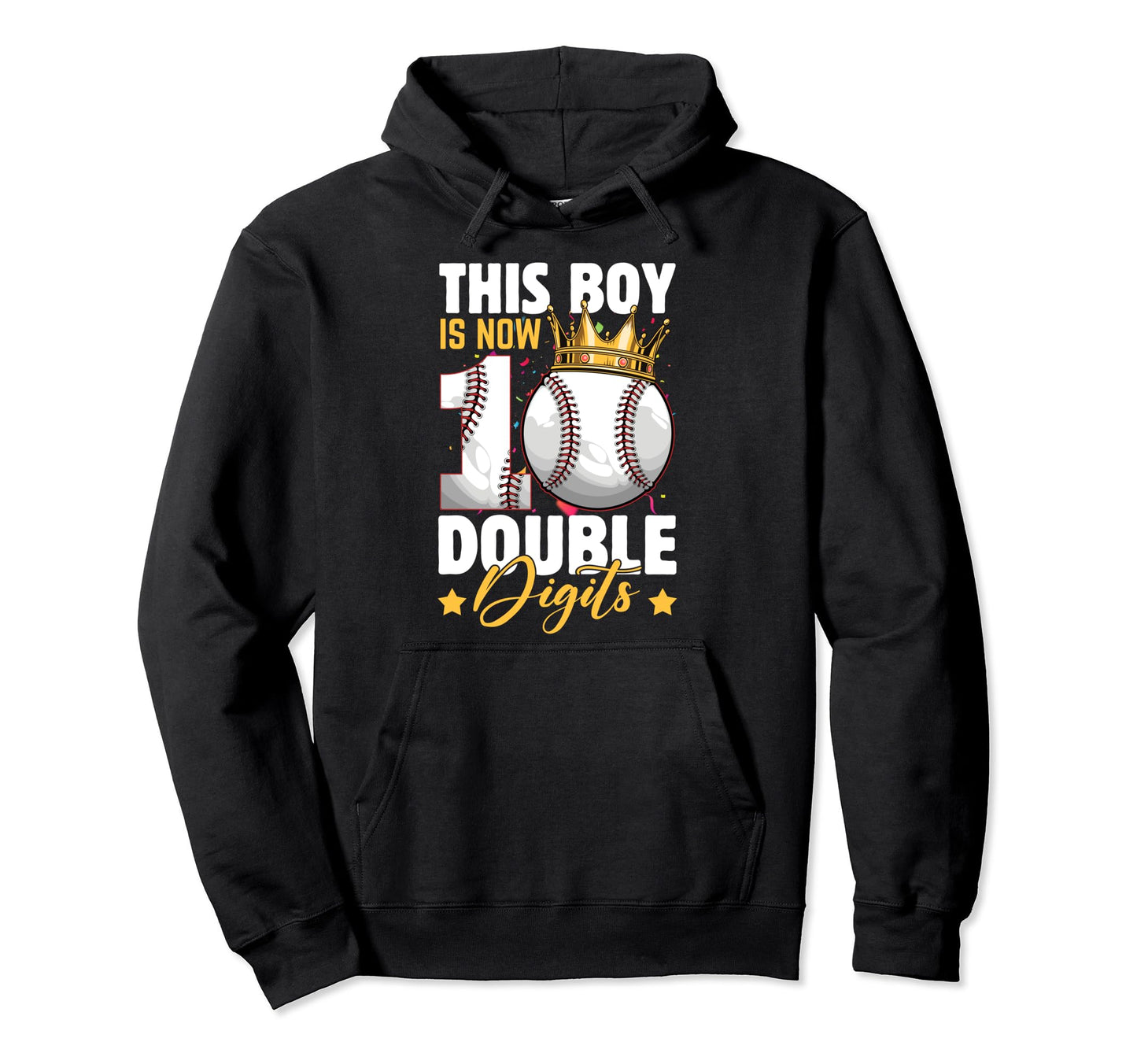 This Now 10 Double Digits Hoodie - Casual Everyday Wear for Adults - T-Shirt, Sweatshirt, Hoodie