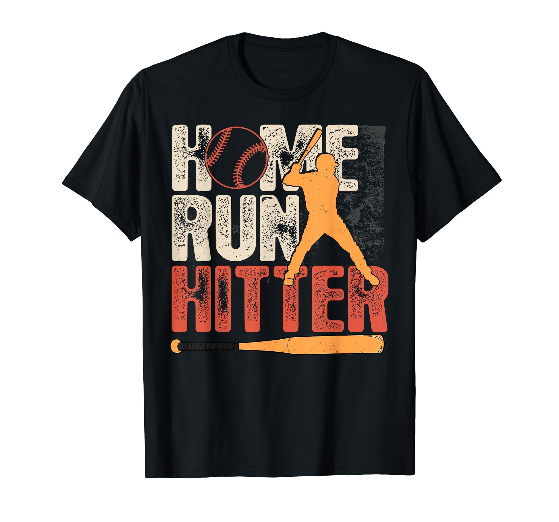 Home Run Hitter Baseball Fan Gift T-Shirt - Aesthetic Graphic Men Women - T-Shirt, Sweatshirt, Hoodie