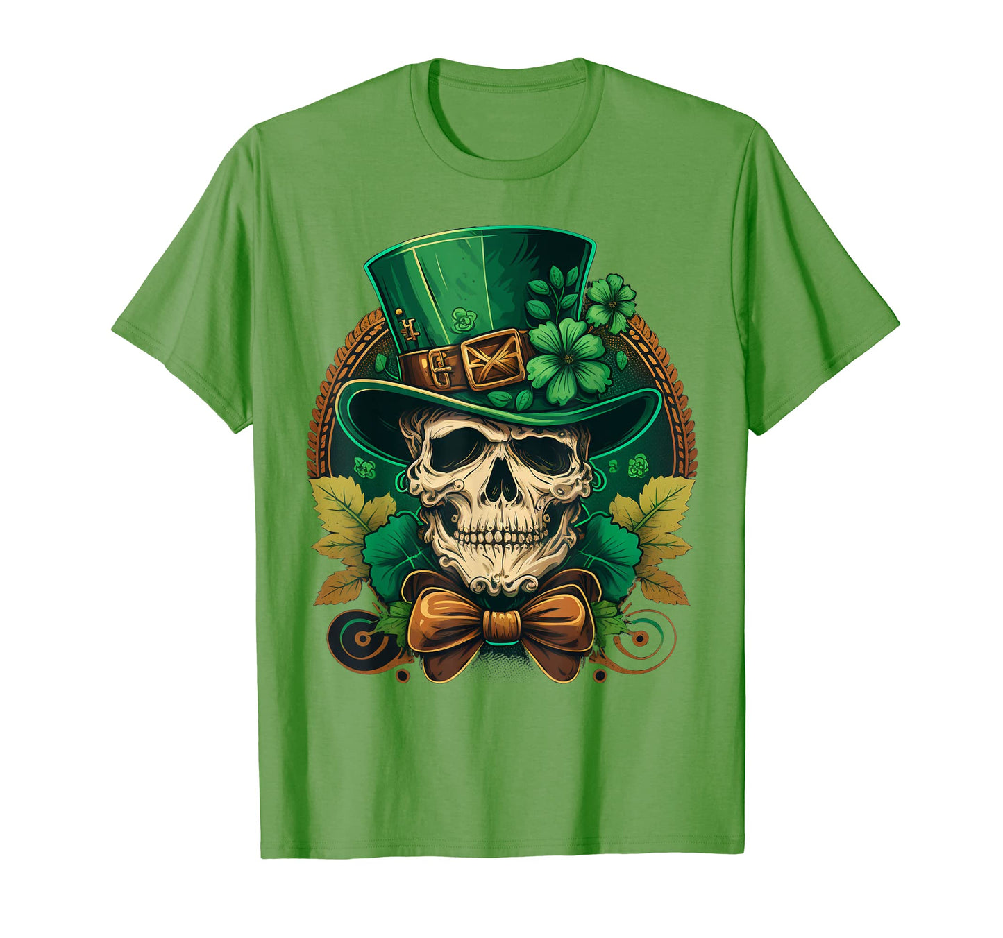 Sugar Skull St Patricks Day T-Shirt - Casual Everyday Wear for Adults - T-Shirt, Sweatshirt, Hoodie