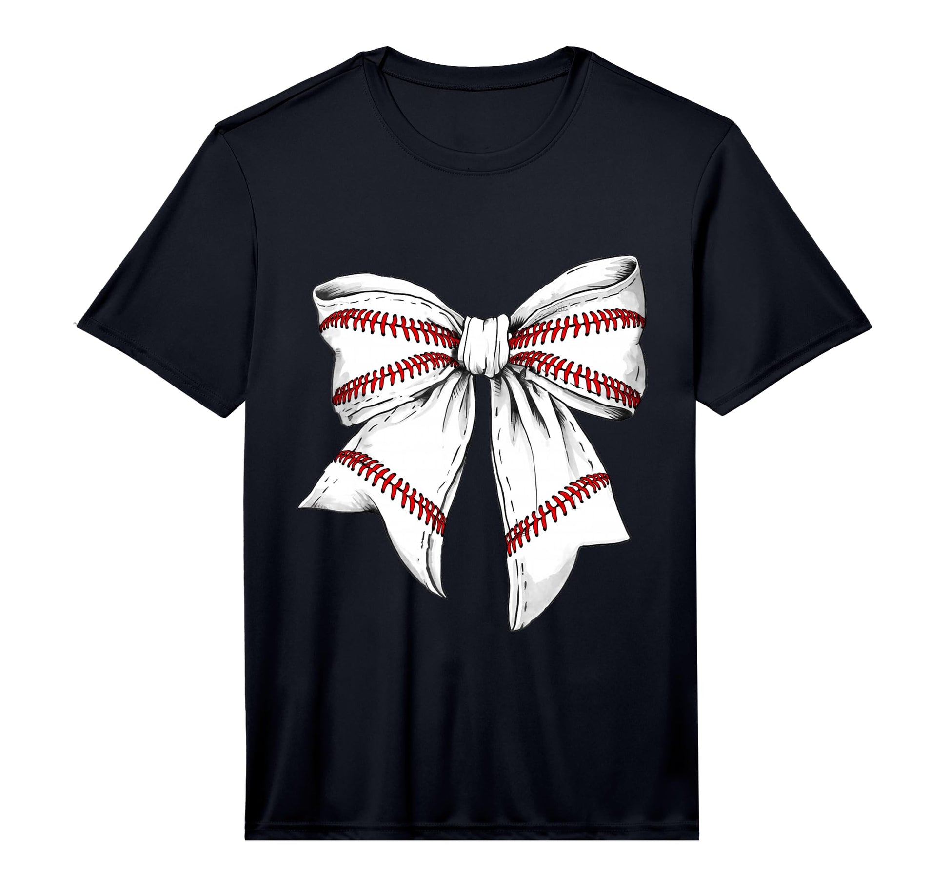 Baseball Mom Coquette Bow Gameday T-Shirt - Unique Graphic Unisex - T-Shirt, Sweatshirt, Hoodie