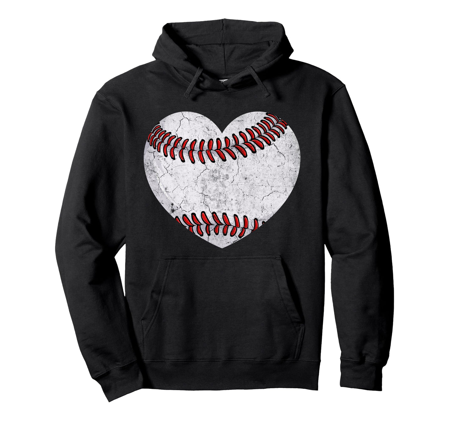 Baseball Mom Mama Mothers Day Distressed Hoodie - Novelty Apparel Unisex - T-Shirt, Sweatshirt, Hoodie