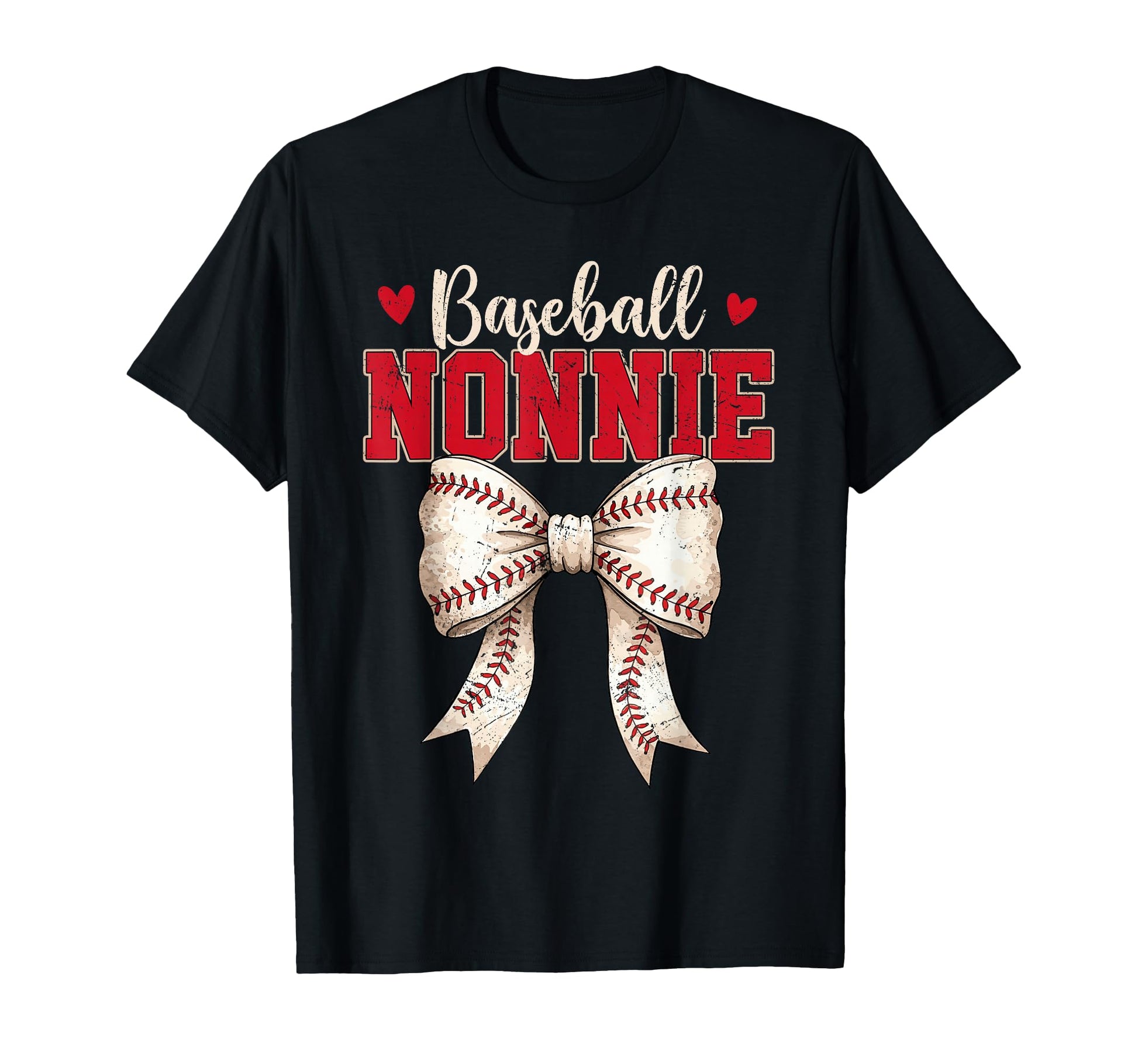 Baseball Nonnie Coquette Bow Game Day T-Shirt - Streetwear Style Men Women - T-Shirt, Sweatshirt, Hoodie