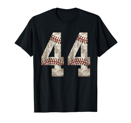Baseball Jersey Number 44 Outfit T-Shirt - Trendy Graphic for Adults - T-Shirt, Sweatshirt, Hoodie