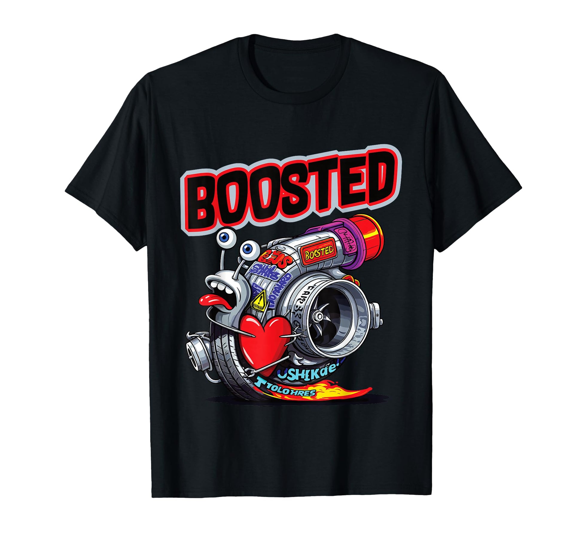 Turbocharger Snail Turbo Race Car T-Shirt - Casual Everyday Wear Men Women - T-Shirt, Sweatshirt, Hoodie