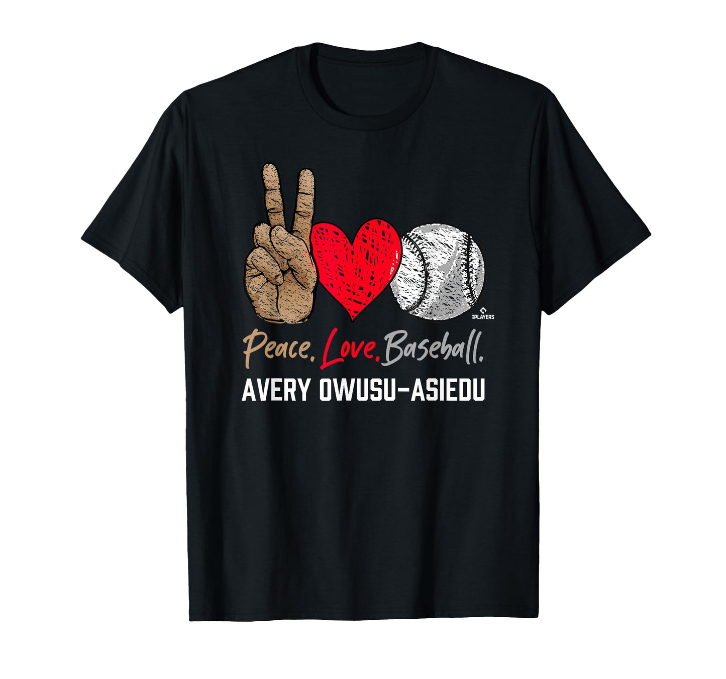 Peace Love Avery Owusu Asiedu T-Shirt - Aesthetic Graphic for Adults - T-Shirt, Sweatshirt, Hoodie