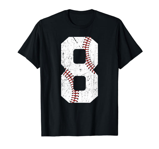 8Th Birthday 2014 Baseball Birthday T-Shirt - Novelty Apparel Men Women - T-Shirt, Sweatshirt, Hoodie