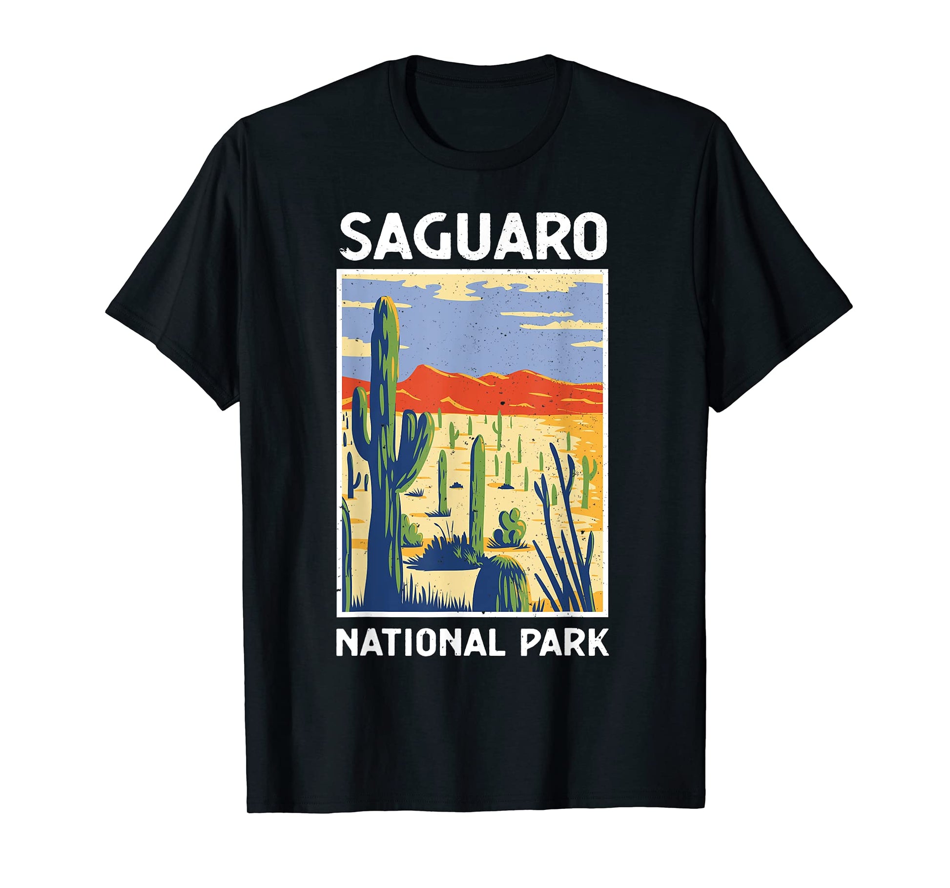 Saguaro National Park Outdoor Camping T-Shirt - Trendy Graphic for Adults - T-Shirt, Sweatshirt, Hoodie