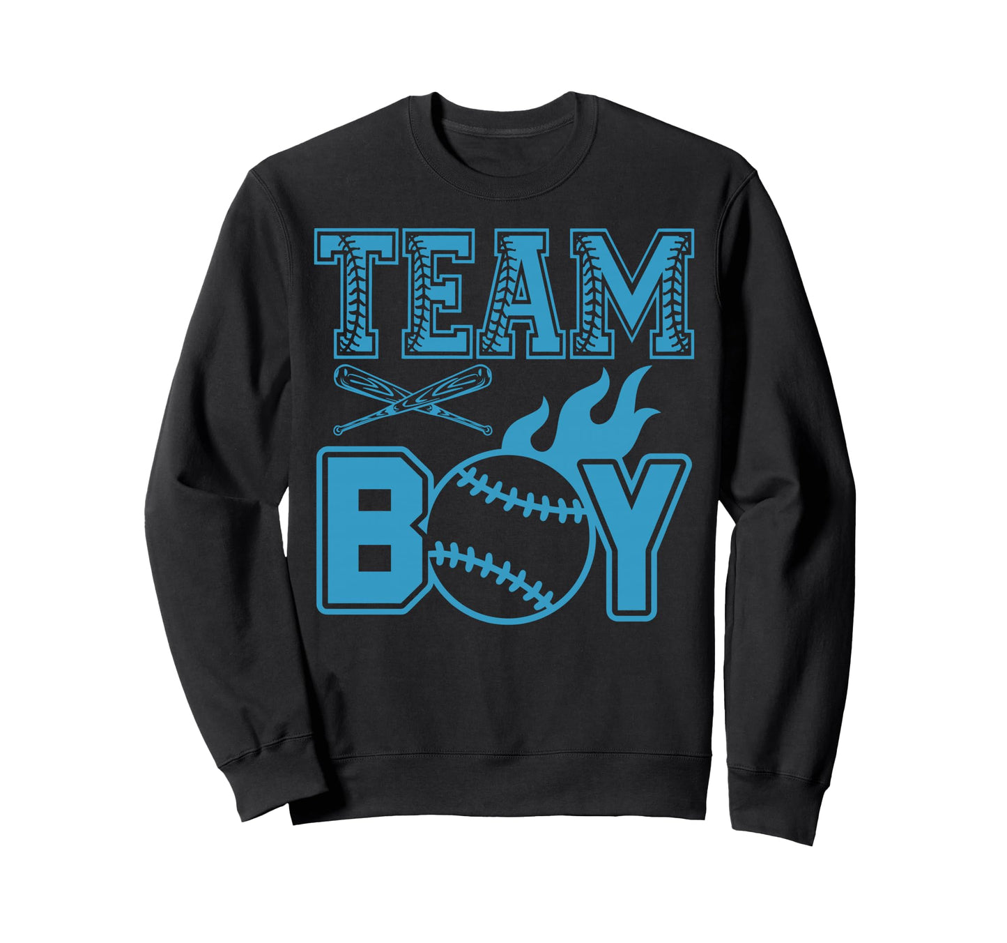 Team Baseball Gender Reveal Sweatshirt - Aesthetic Graphic Men Women - T-Shirt, Sweatshirt, Hoodie