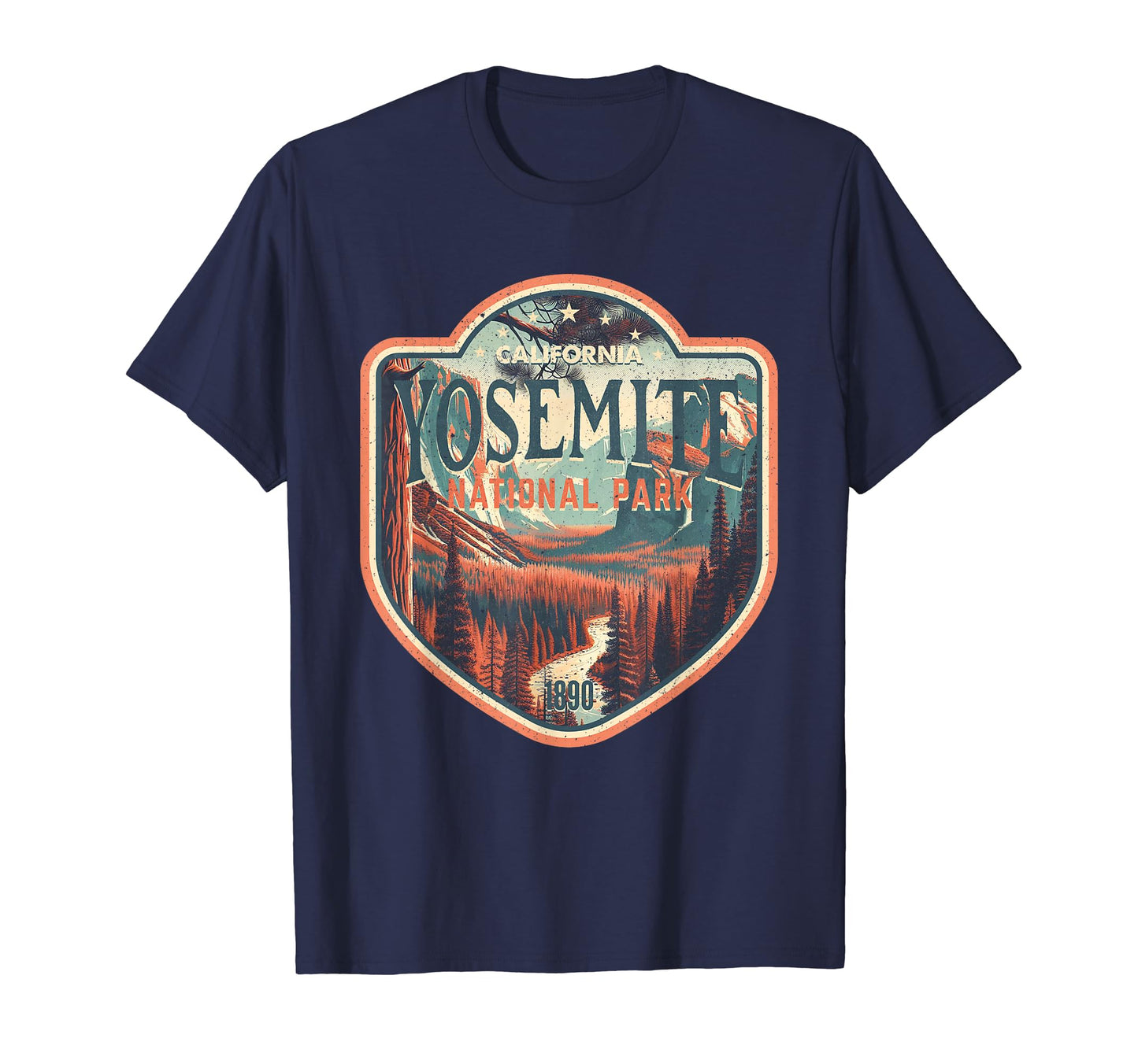 Yosemite National Park River Valley T-Shirt - Graphic Print Men Women - T-Shirt, Sweatshirt, Hoodie