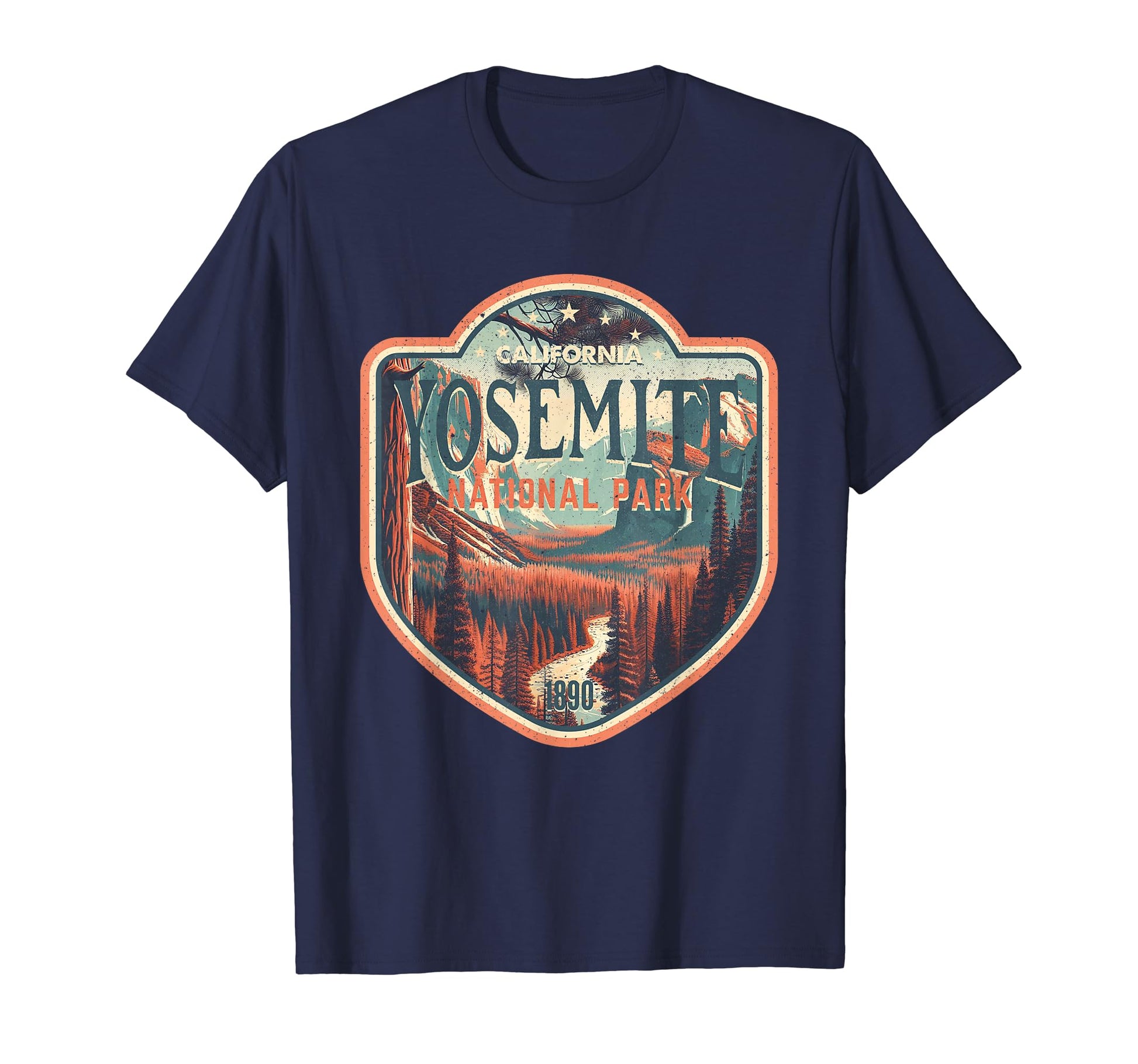 Yosemite National Park River Valley T-Shirt - Graphic Print Men Women - T-Shirt, Sweatshirt, Hoodie