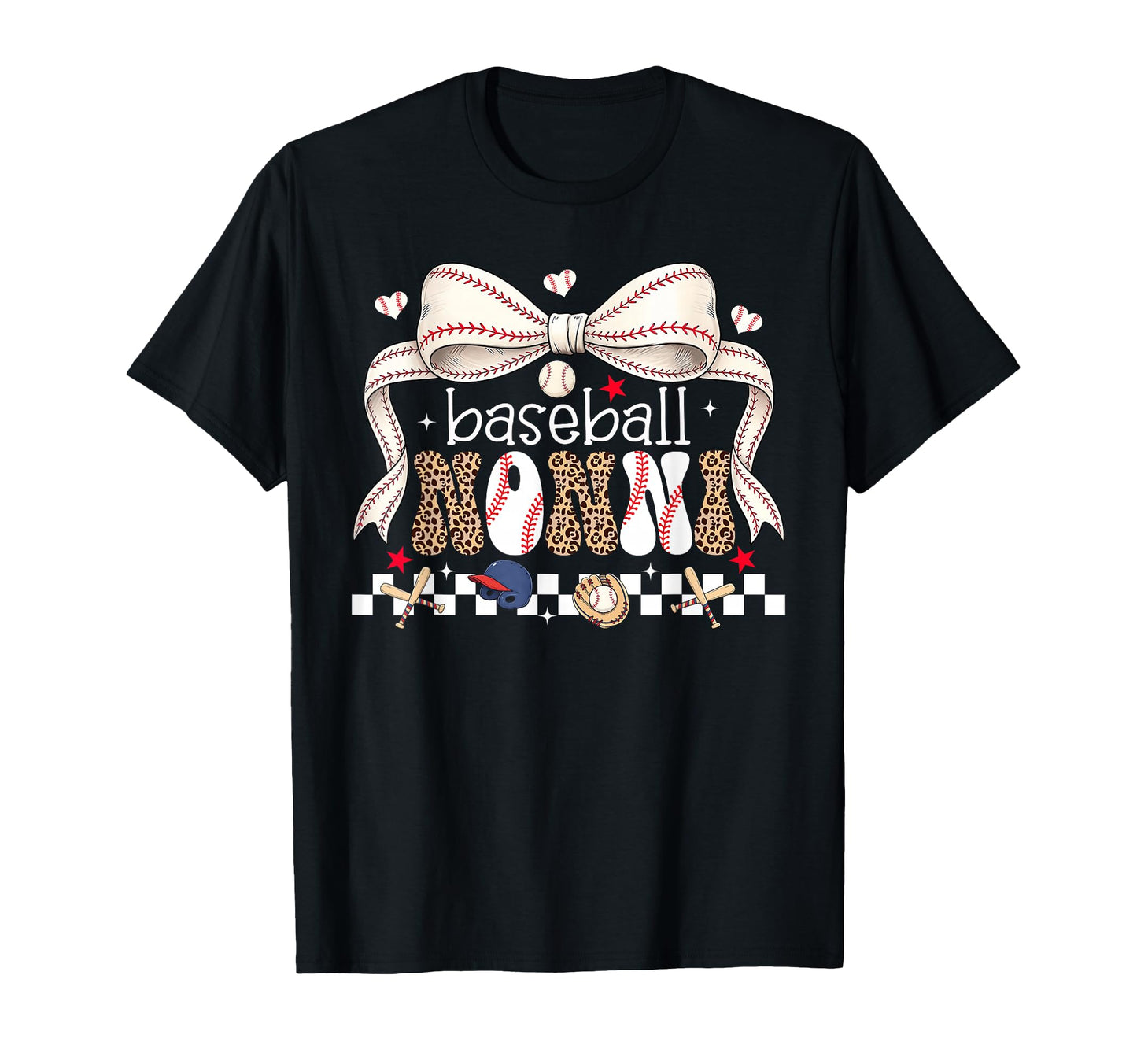 Baseball Nonni Coquette Bow Baseball T-Shirt - Trendy Graphic for Adults - T-Shirt, Sweatshirt, Hoodie