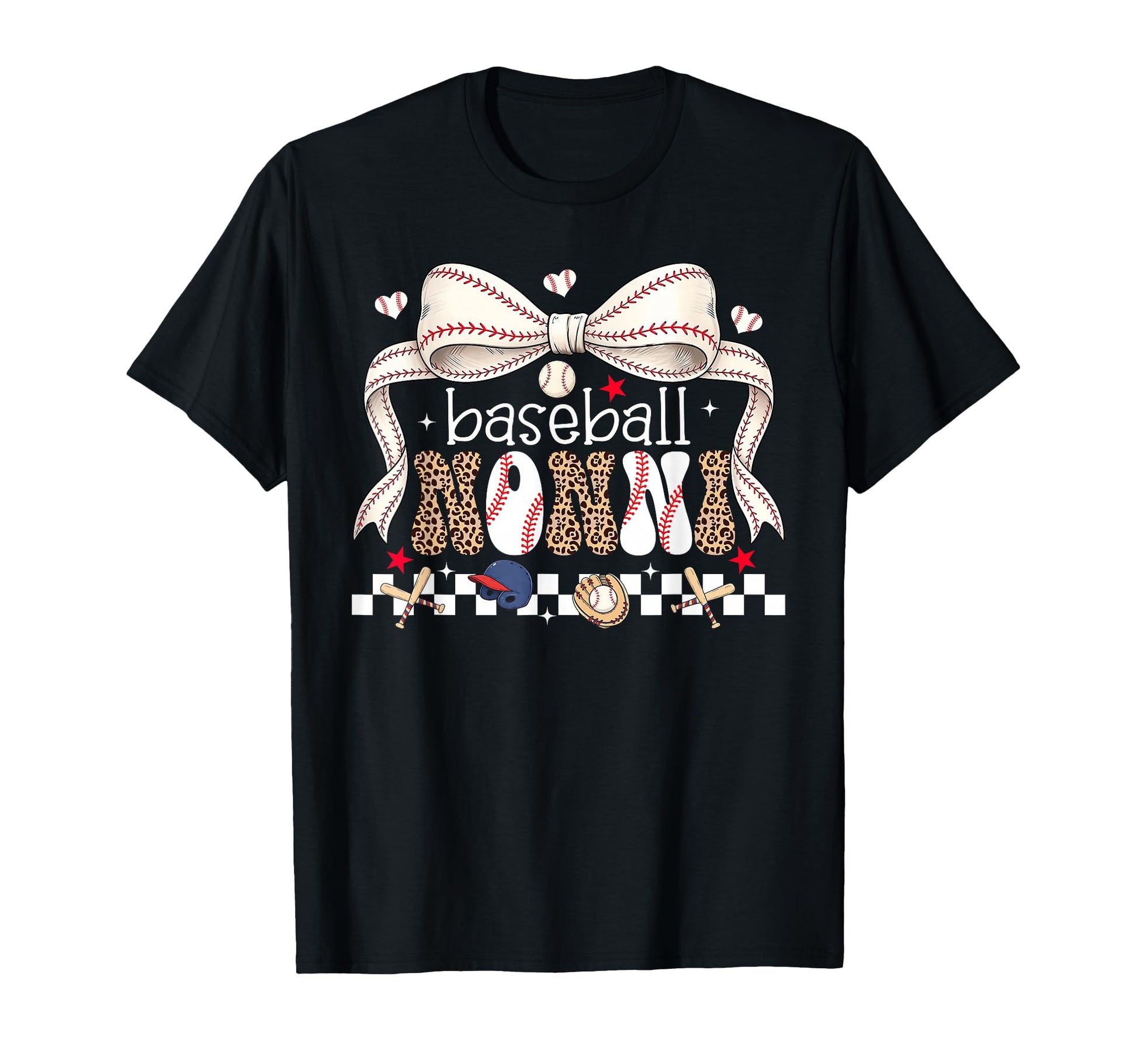 Baseball Nonni Coquette Bow Baseball T-Shirt - Trendy Graphic for Adults - T-Shirt, Sweatshirt, Hoodie