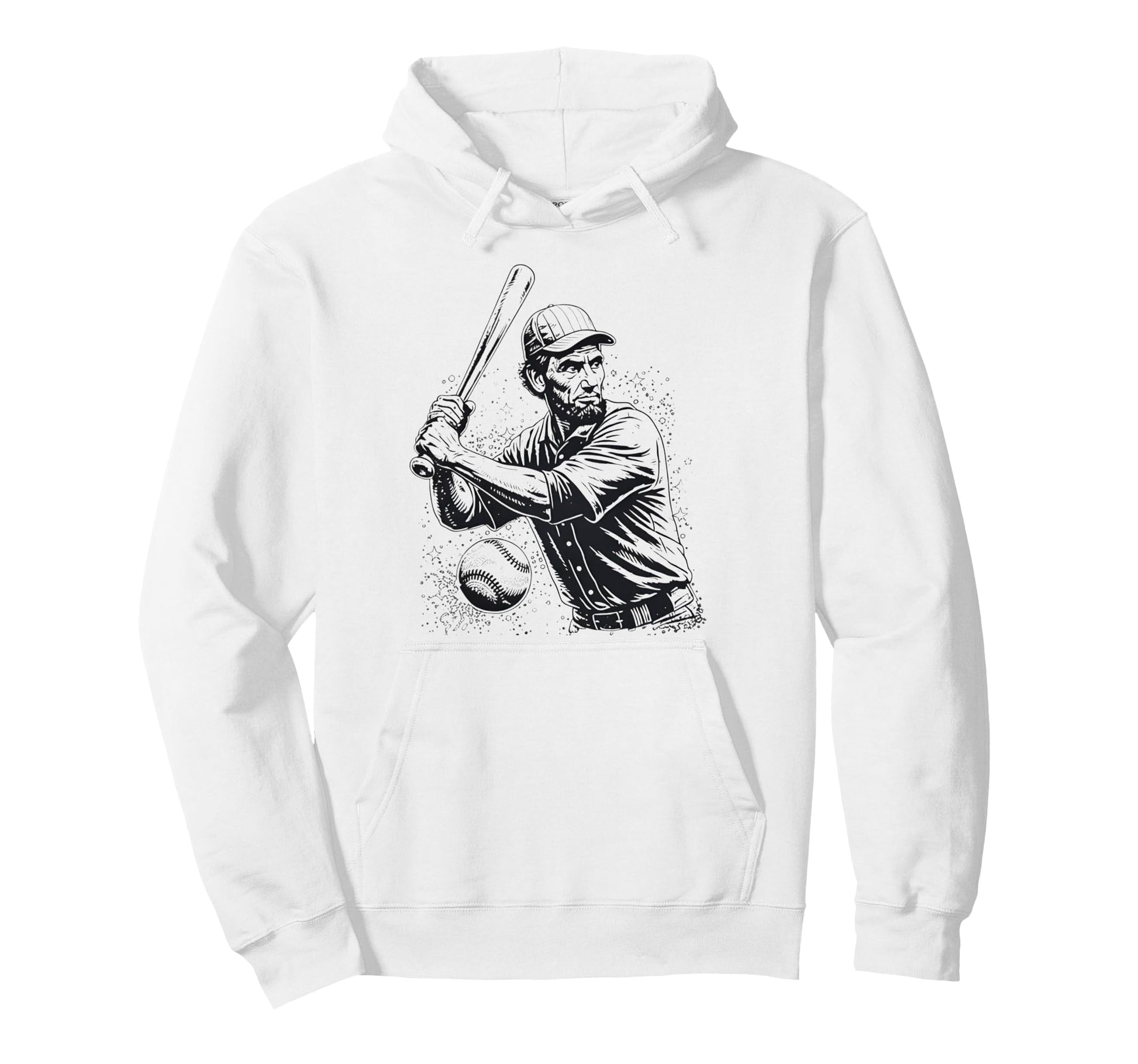 Abraham Lincoln Abe Lincoln Playing Sports Hoodie - Unique Graphic Unisex - T-Shirt, Sweatshirt, Hoodie