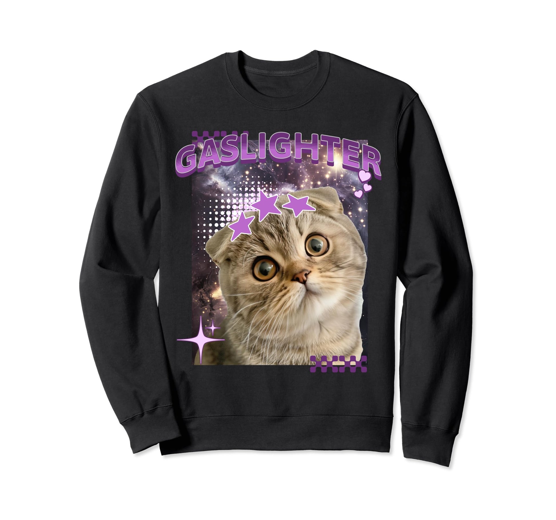 Gaslighter Ragdoll Kitten Y2K Cat Sweatshirt - Trendy Graphic Men Women - T-Shirt, Sweatshirt, Hoodie