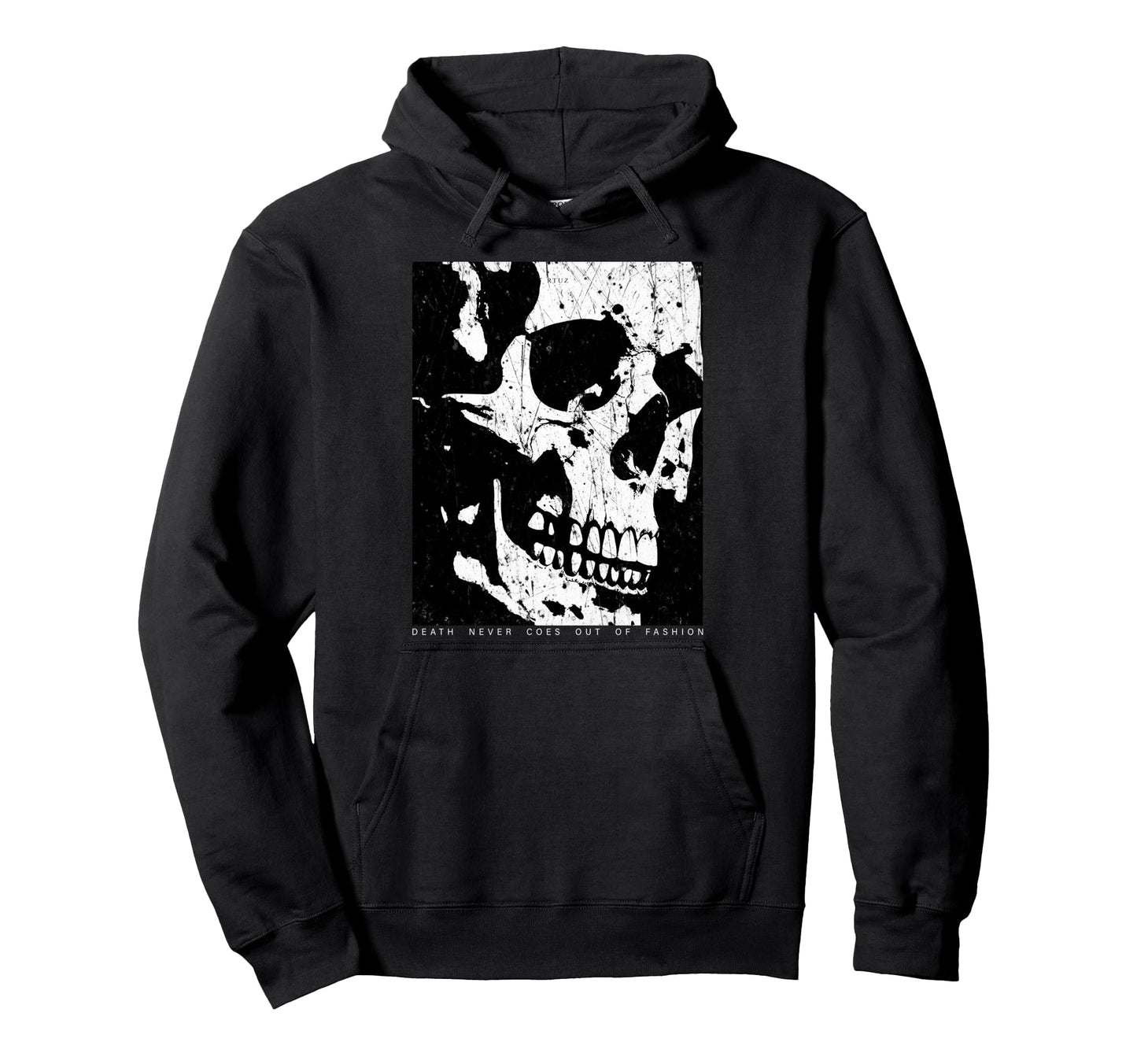 Aesthetic Streetwear Skull Hoodie - Fun Novelty Design for Adults - T-Shirt, Sweatshirt, Hoodie