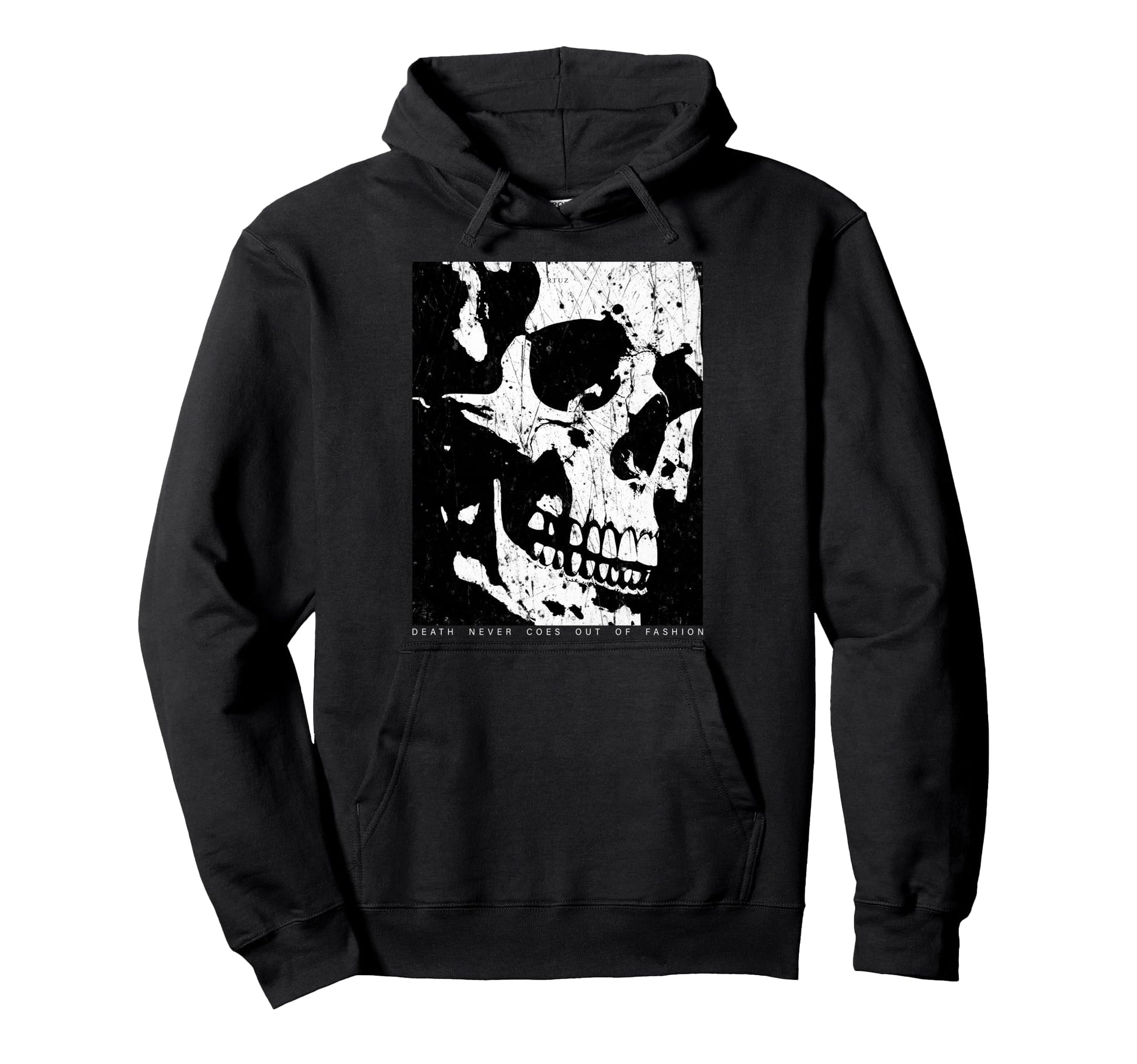 Aesthetic Streetwear Skull Hoodie - Fun Novelty Design for Adults - T-Shirt, Sweatshirt, Hoodie