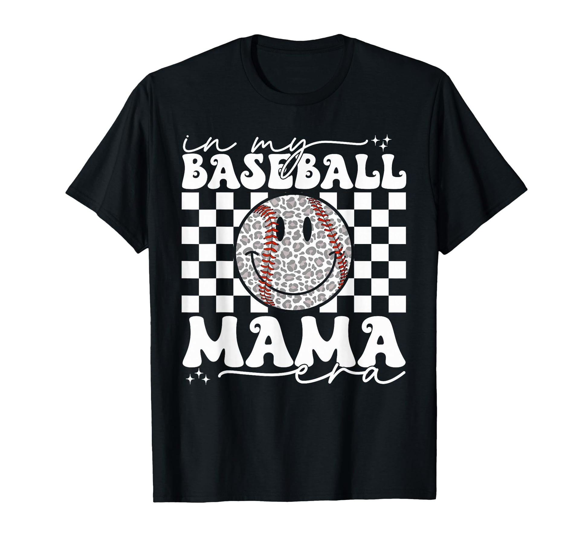 My Baseball Mom Mama Era Leopard T-Shirt - Fun Novelty Design Men Women - T-Shirt, Sweatshirt, Hoodie