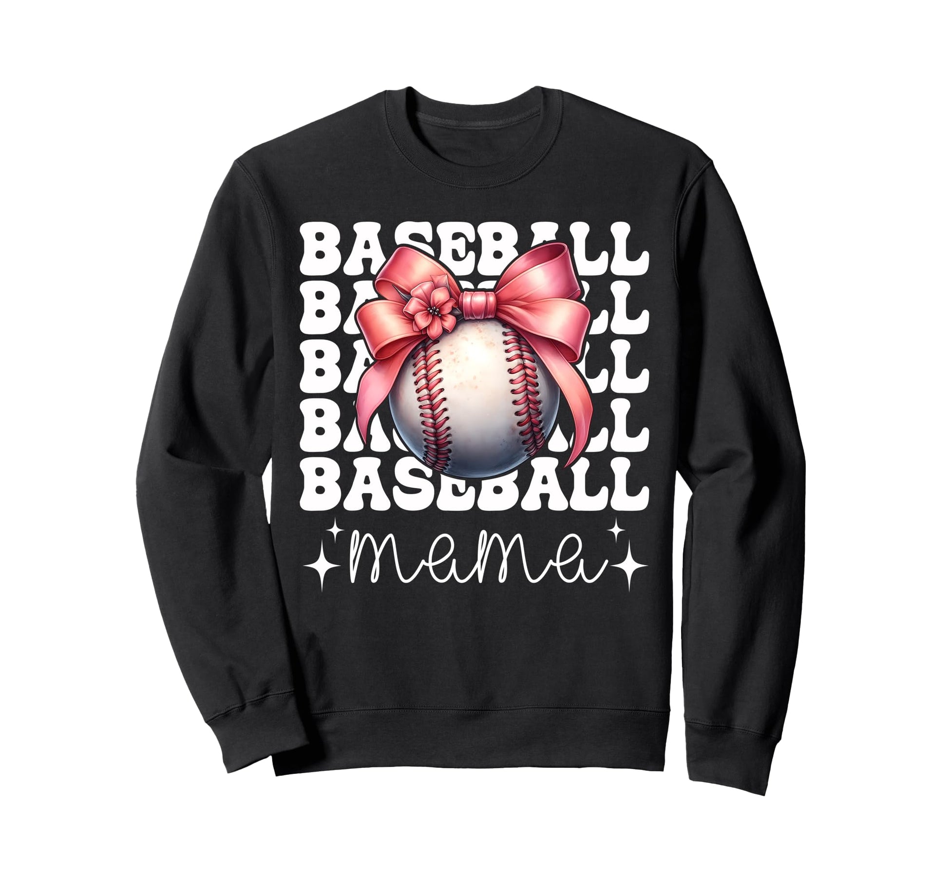 Baseball Mama Baseball Mom Mothers Sweatshirt - Unique Graphic for Adults - T-Shirt, Sweatshirt, Hoodie