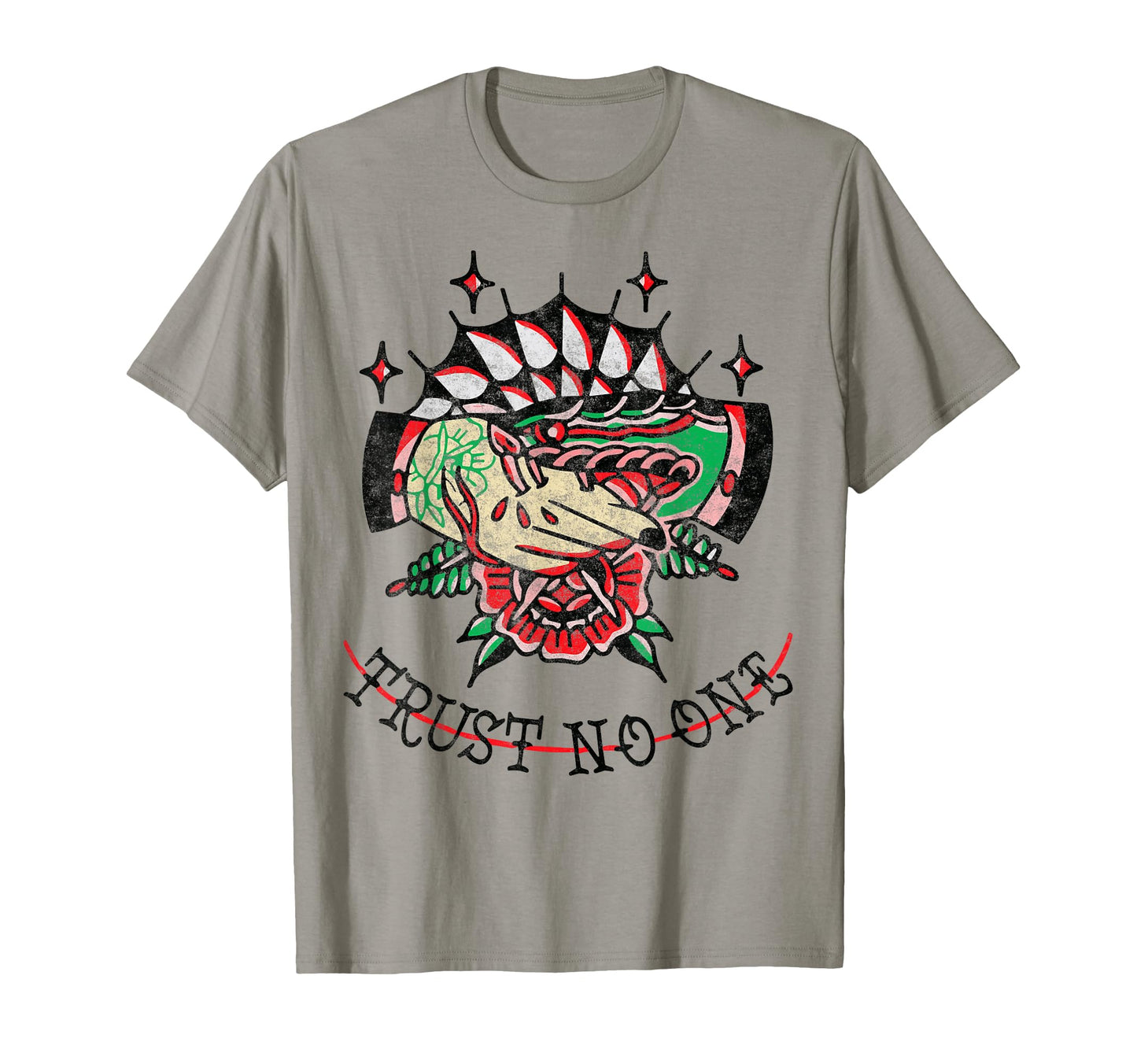 Handshake Snake Trust No One American T-Shirt - Streetwear Style Unisex - T-Shirt, Sweatshirt, Hoodie