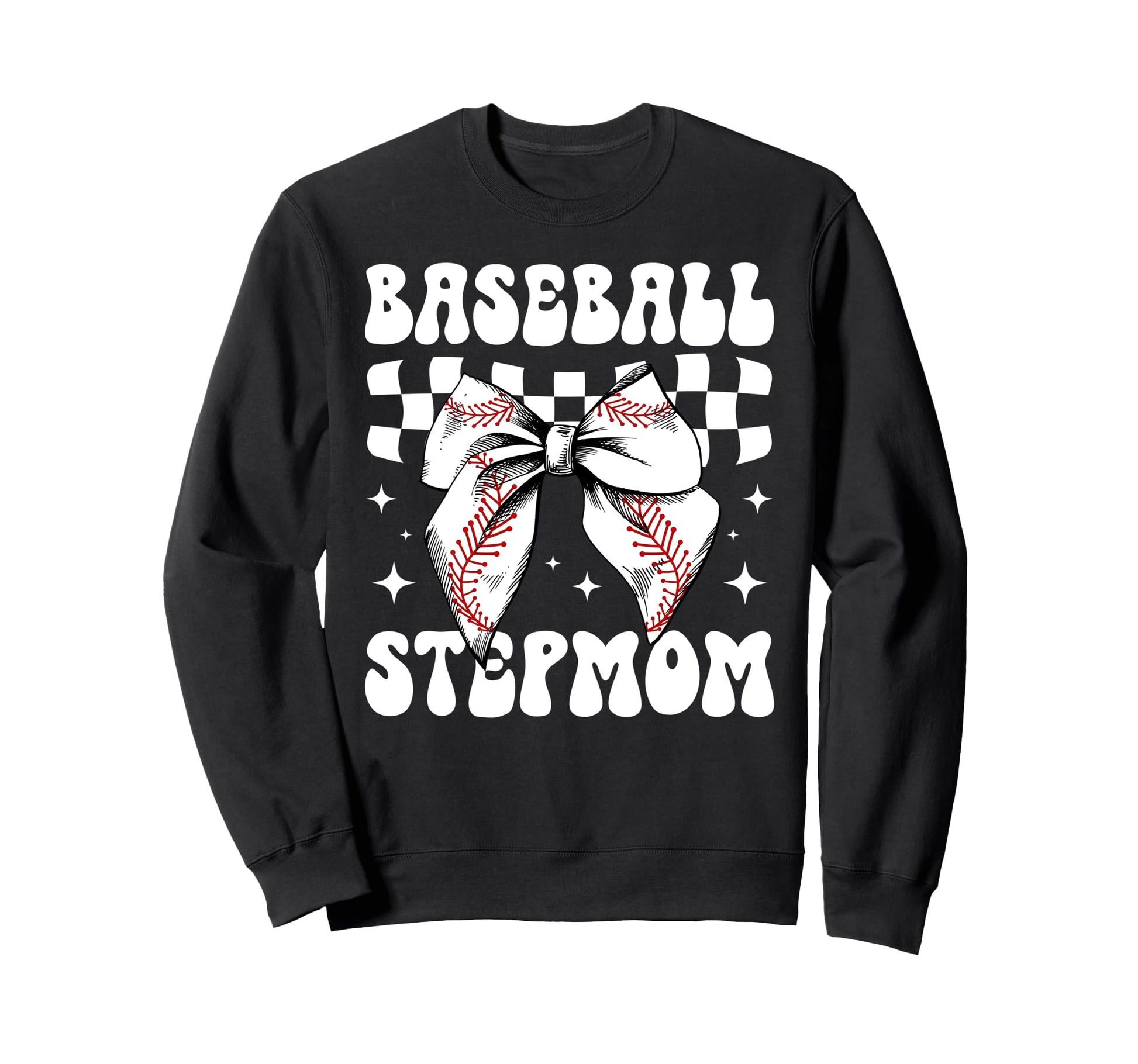 Baseball Stepmom Baseball Player Step Sweatshirt - Graphic Print Men Women - T-Shirt, Sweatshirt, Hoodie