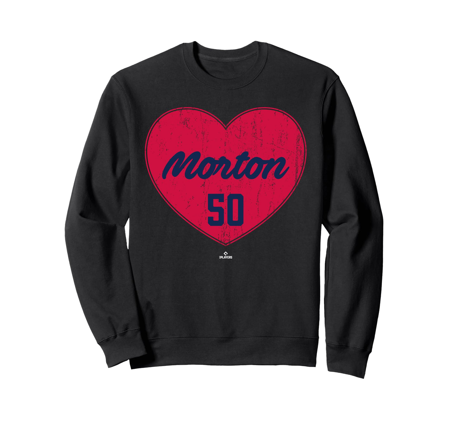 Distressed Heart Charlie Morton Sweatshirt - Novelty Apparel Men Women - T-Shirt, Sweatshirt, Hoodie